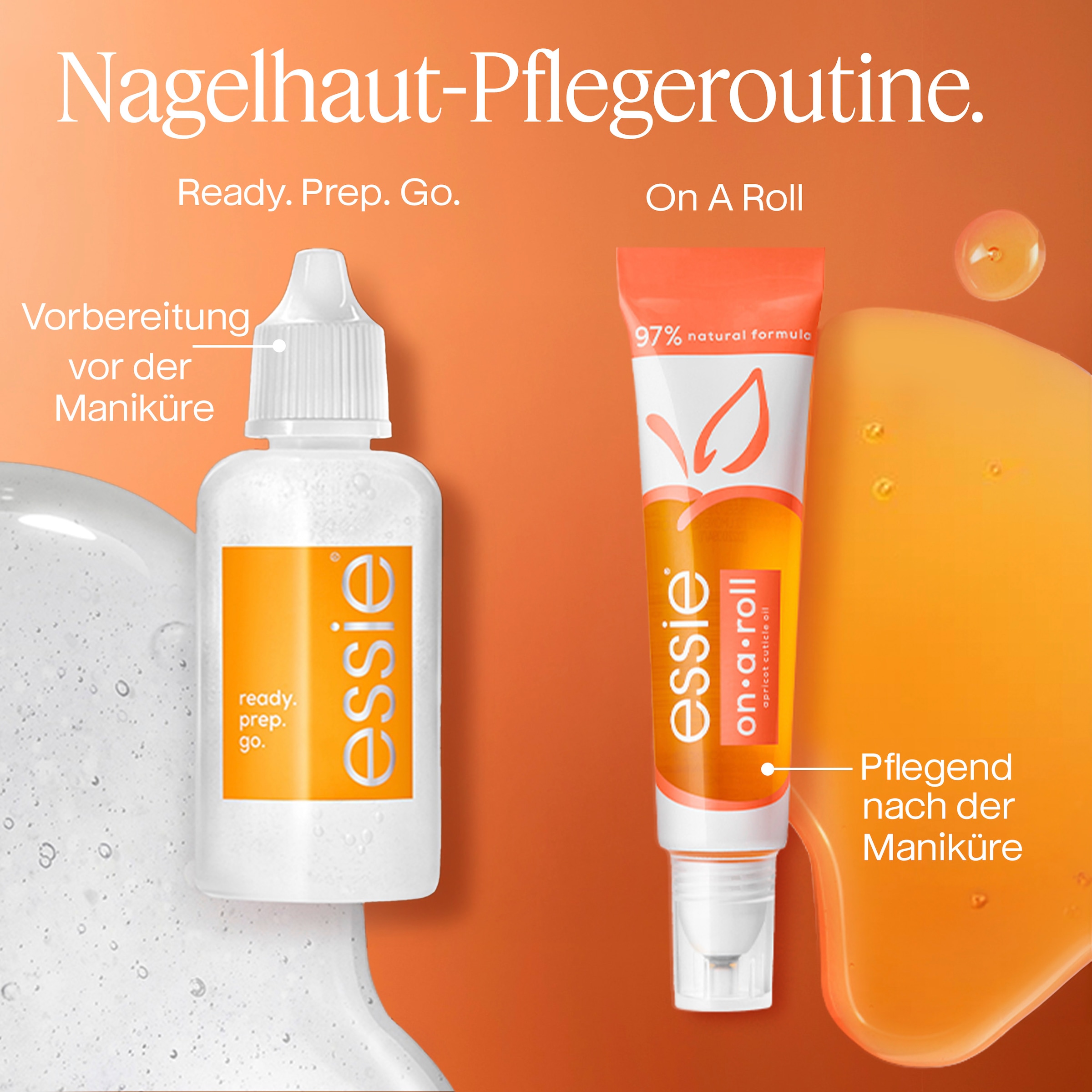 essie Nagelpflegeöl »Essie On a roll nail & cuticle oil« mit stärkender Formel