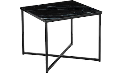 SalesFever Beistelltisch, Tischplatte in Marmoroptik kaufen