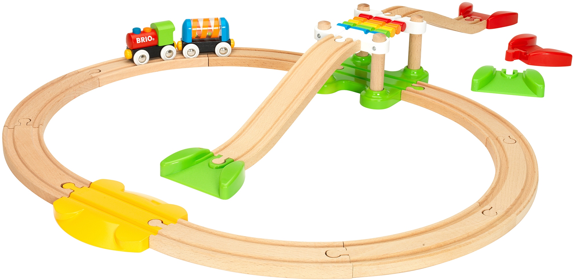 BRIO® Spielzeug-Eisenbahn »BRIO® WORLD, Mein erstes Bahn Spiel Set«, (Set), Made in Europe, FSC®- schützt Wald - weltweit