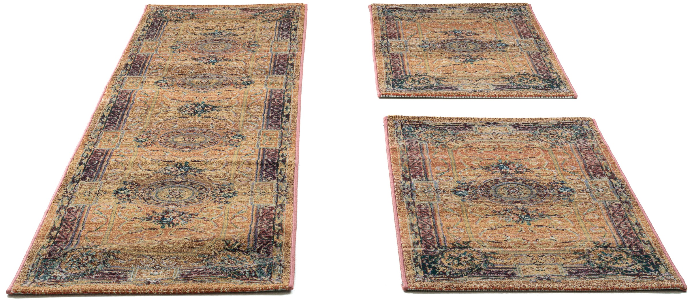 THEKO Bettumrandung »Gabiro 856« Höhe 10 mm 3 Stk. tlg. Bettvorleger, Läufe günstig online kaufen