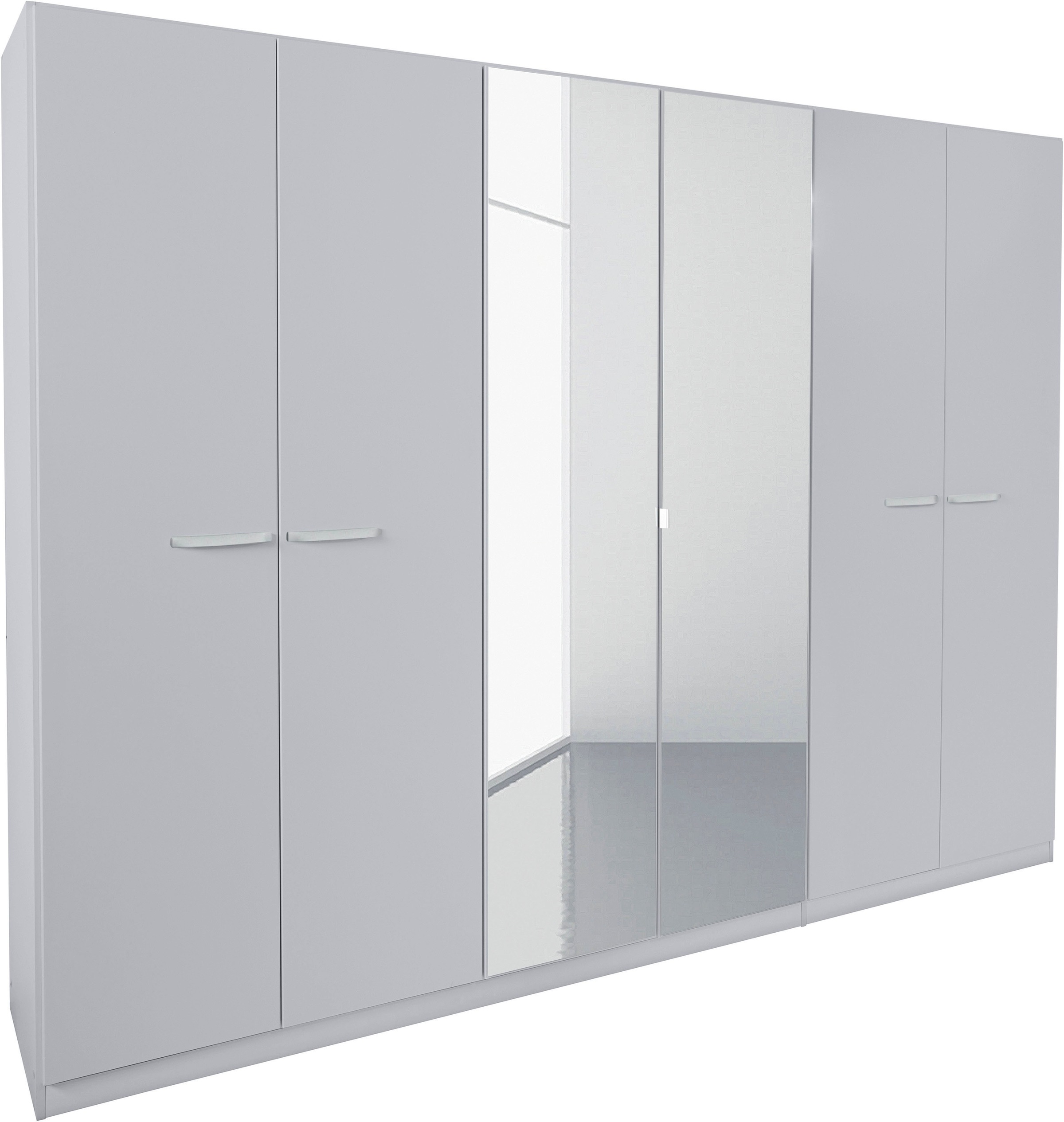 rauch Drehtürenschrank »Kleiderschrank Schrank Garderobe TOPSELLER OTELI inkl. Inneneinteilung«, (erhältlich in Breiten 91-360 cm, ab Breite 136cm inkl. Innenschubladen), mit zusätzlichen Einlegeböden, optional mit Spiegel MADE IN GERMANY