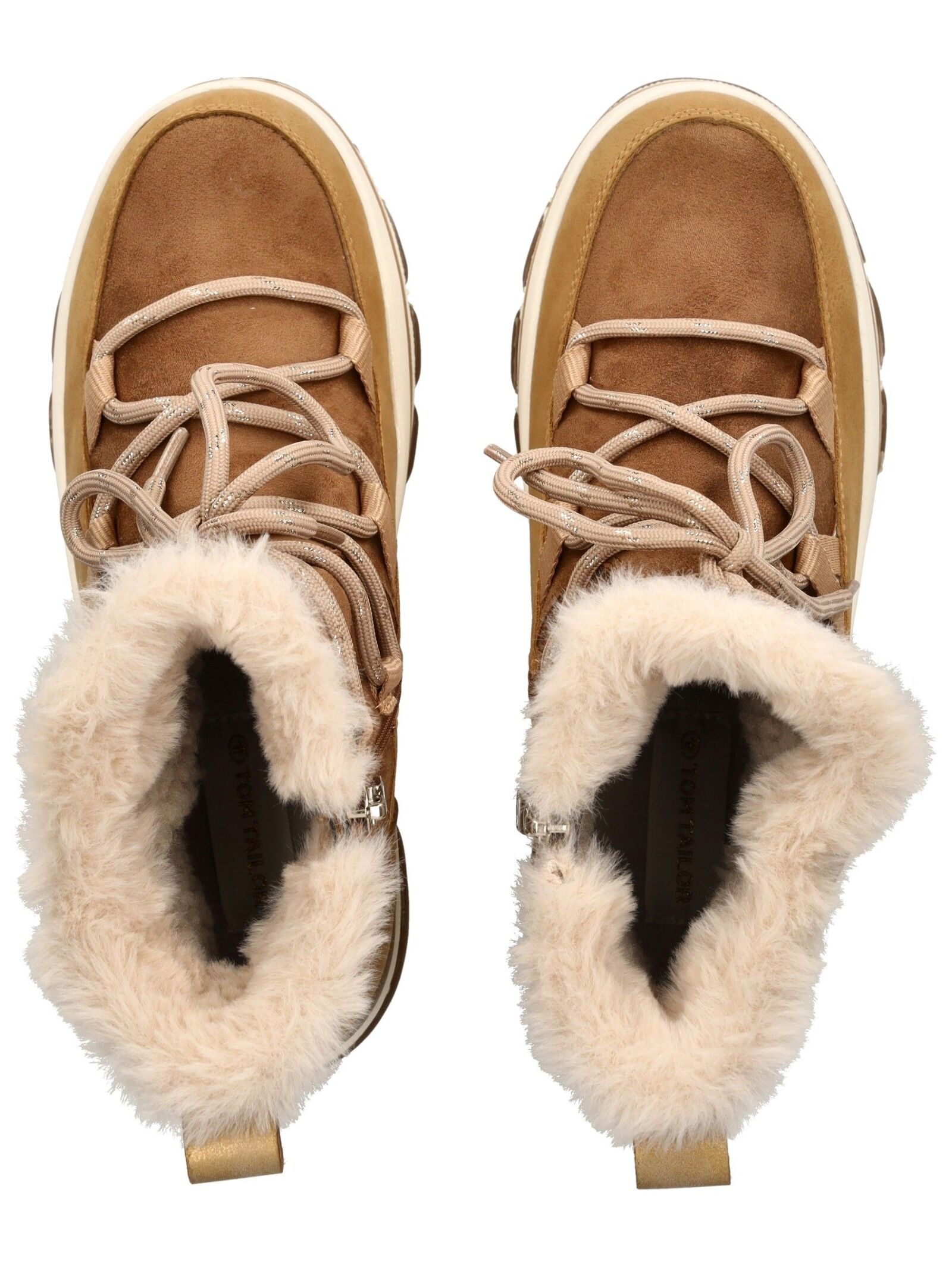 TOM TAILOR Schnürstiefelette »Tom Tailor Stiefelette Lederimitat/Textil«