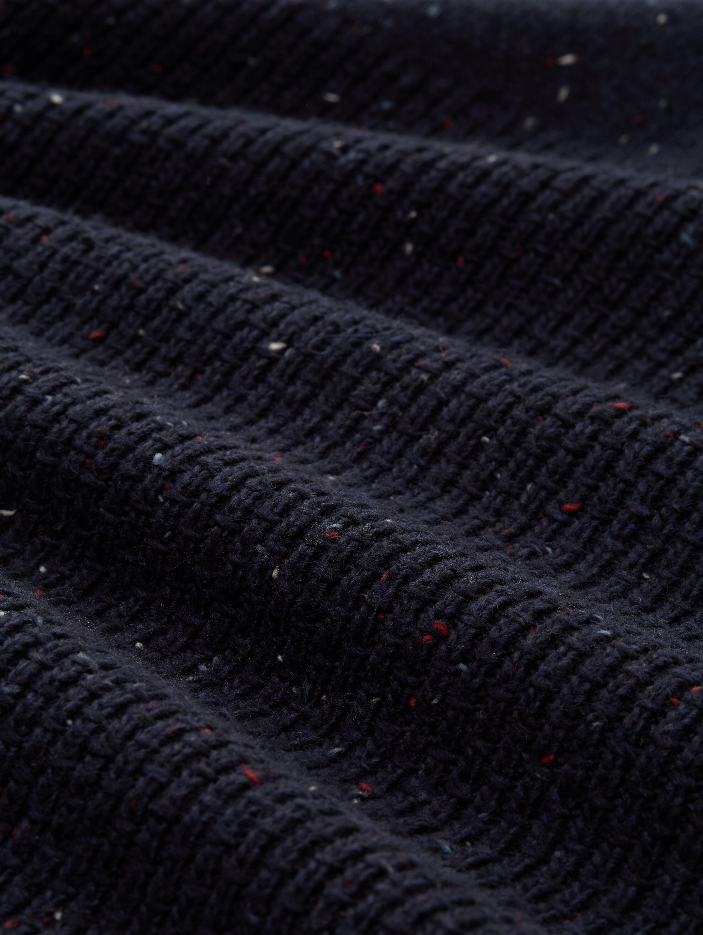 TOM TAILOR Troyer mit Logo Stickerei