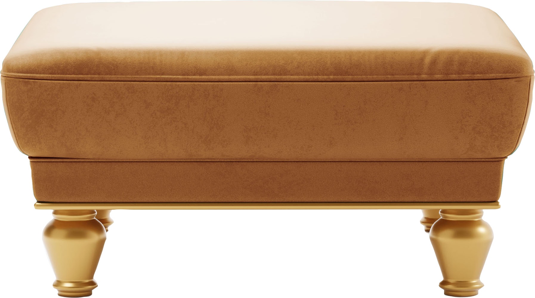 sit&more Polsterhocker »Orient 5«, goldfarbene Füße