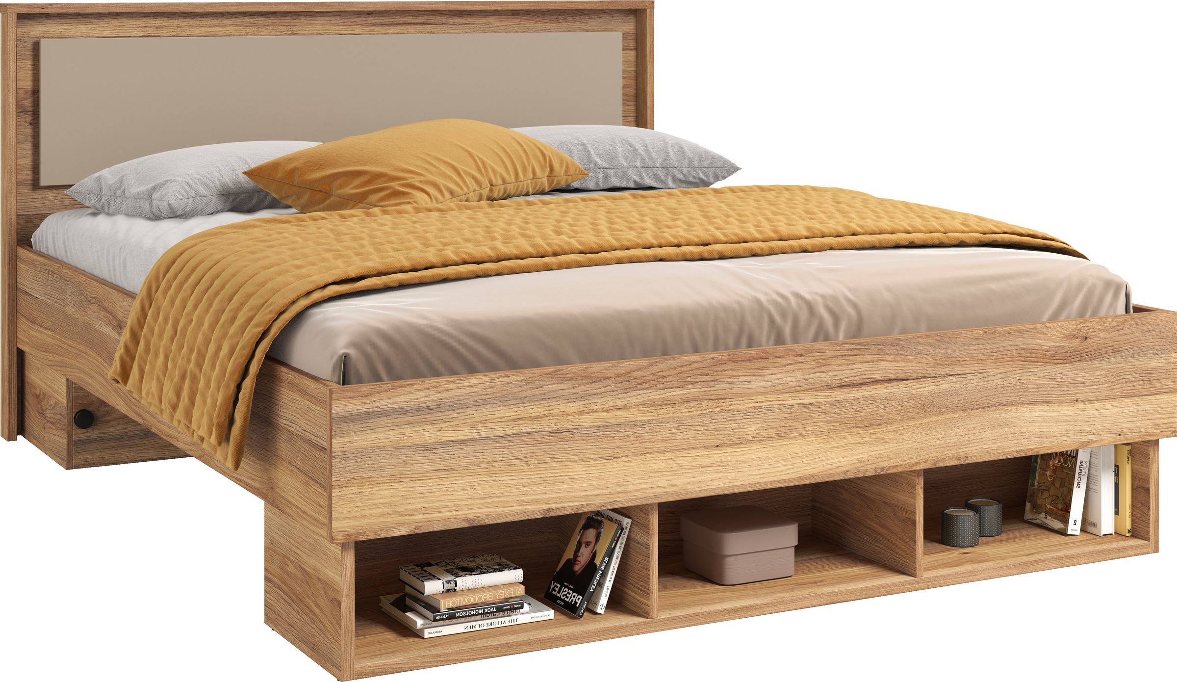 INOSIGN Bettgestell »Wharton, 140, 160 oder 180cm Breite, Made in Europe«, günstig online kaufen