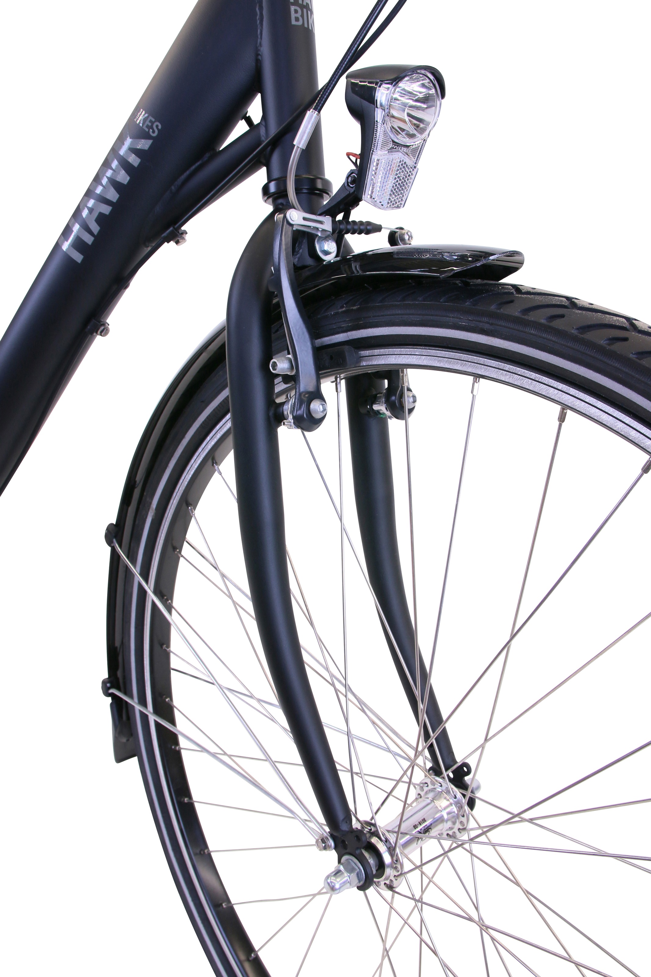 9. Bild von HAWK Bikes Cityrad »HAWK City Wave Premium Black«, 3 Gang, Shimano, Nexus Schaltwerk, für Damen und Herren