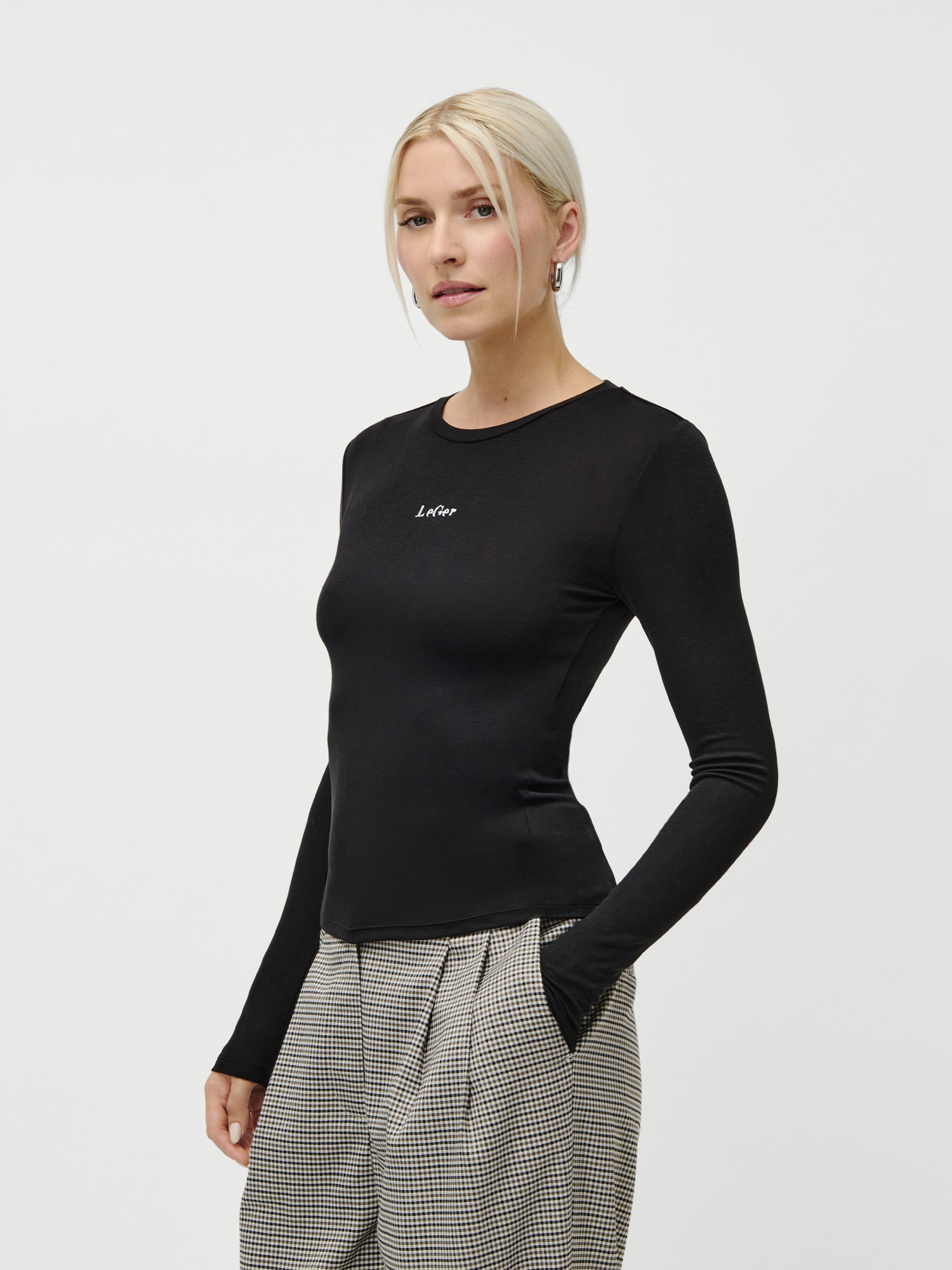 LeGer Langarmshirt »Vianne, LeGer by Lena Gercke« Regular fit mit Rundhalsausschnitt