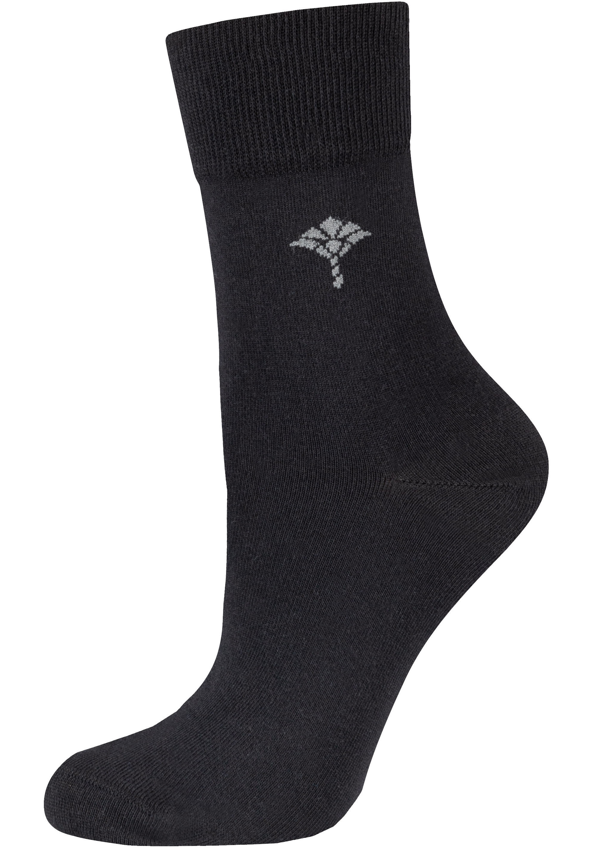 JOOP! Socken »For your daily«, (4 Paar), mit Cornflower-Logo, Rippenbündchen