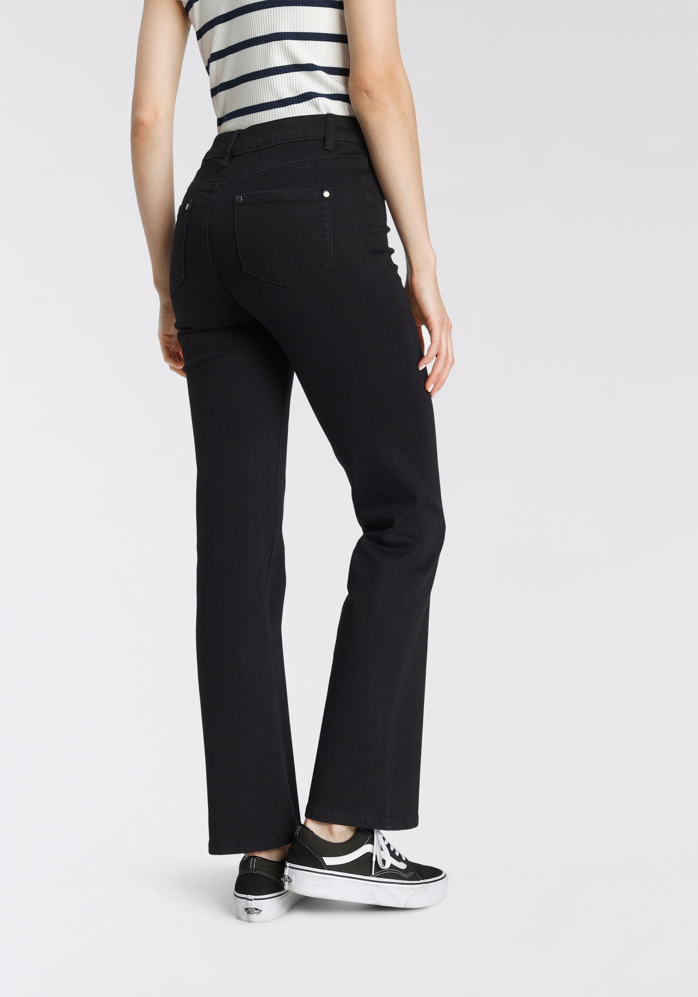 AJC Ankle-Jeans, in ausgestellter Bootcut-Form in knöchelfreier Länge im  Online-Shop kaufen | Stretchhosen