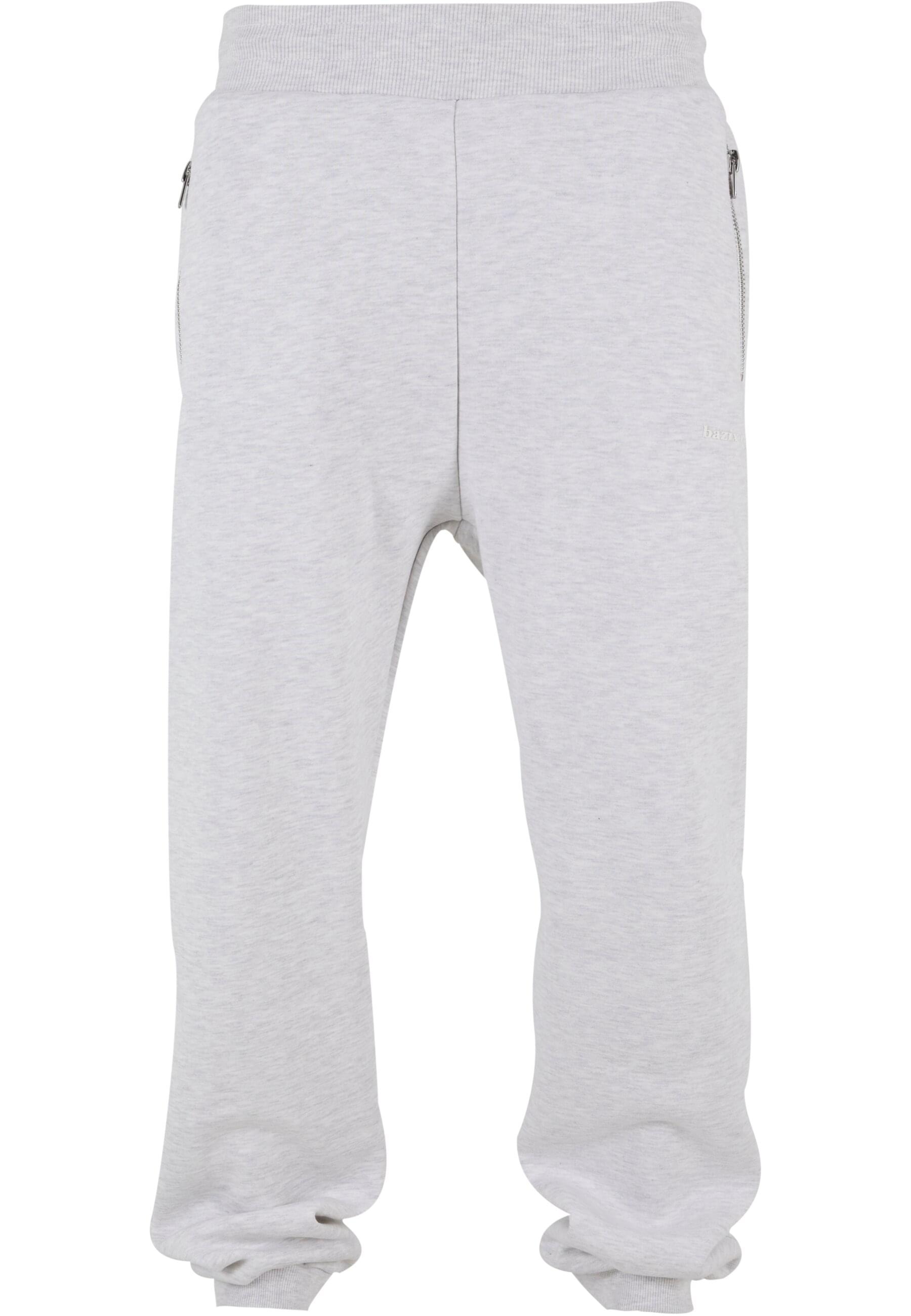 DROPSIZE Trainingsanzug »Herren Super Heavy Blank Jogger« grey melange XL Bequeme Sweathosen für Freizeit und Sport