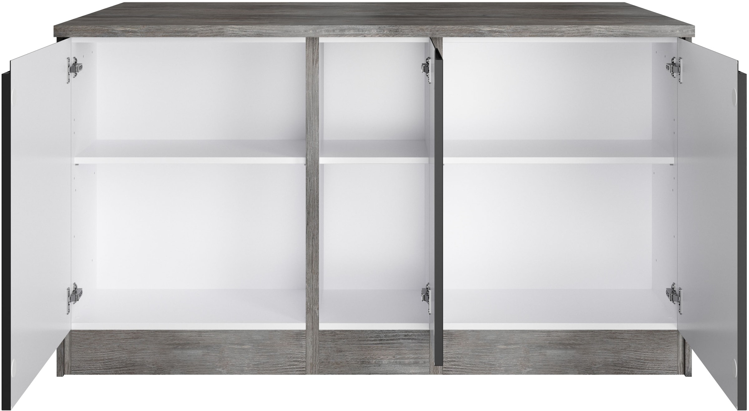 HELD MÖBEL Kücheninsel »Virginia«, Breite 153 cm, MDF-Fronten, Flaschenregal