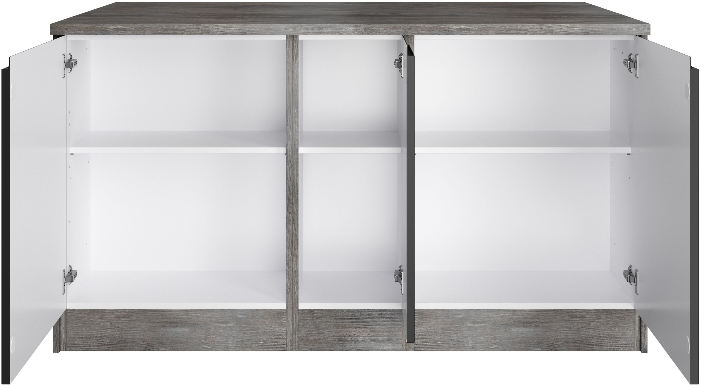 HELD MÖBEL Kücheninsel »Virginia«, Breite 153 cm, MDF-Fronten, Flaschenrega günstig online kaufen