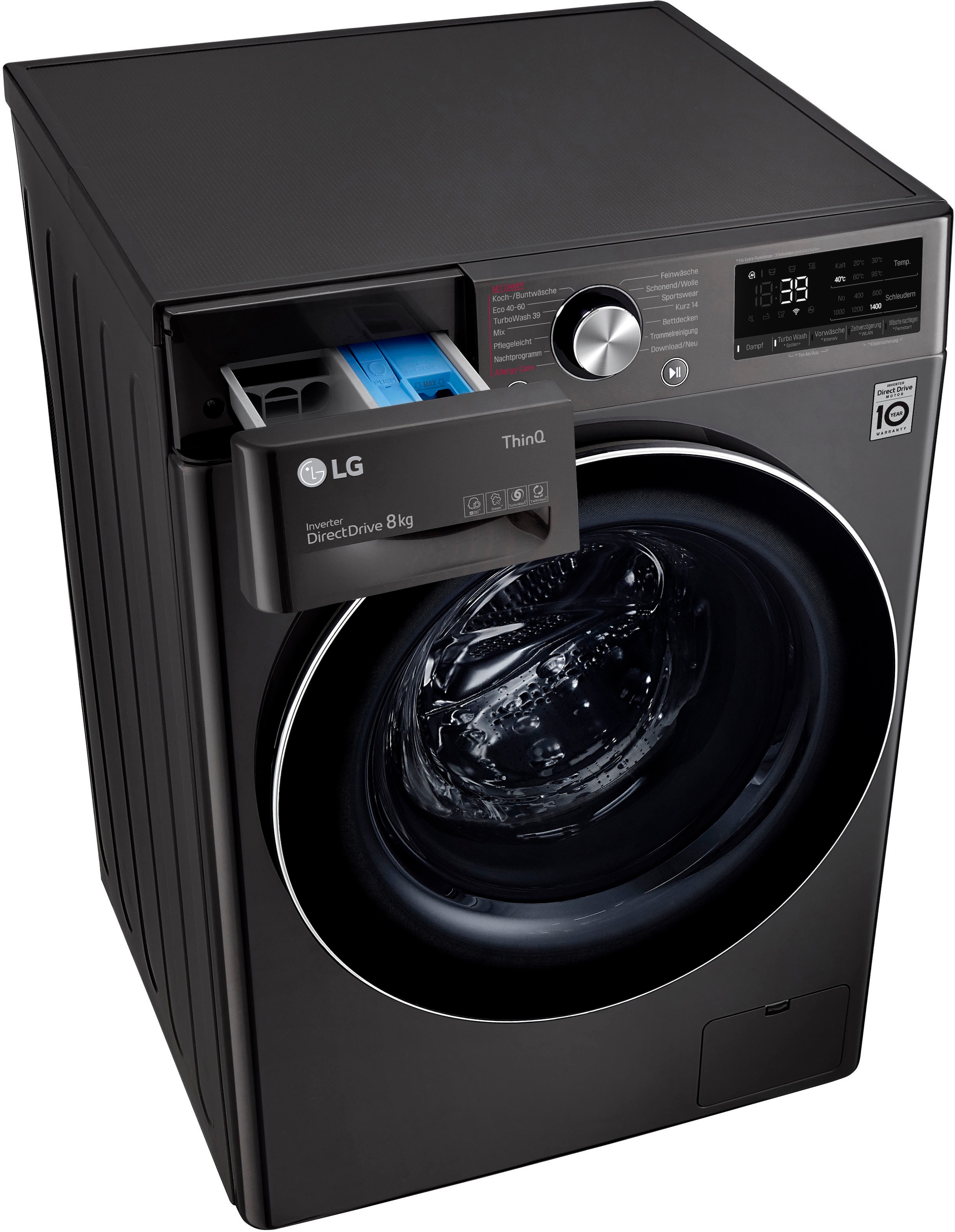 U/min, online TurboWash® 39 F4WV708P2BA, 8 in Minuten LG Waschmaschine Waschen nur kaufen - 1400 »F4WV708P2BA«, kg,