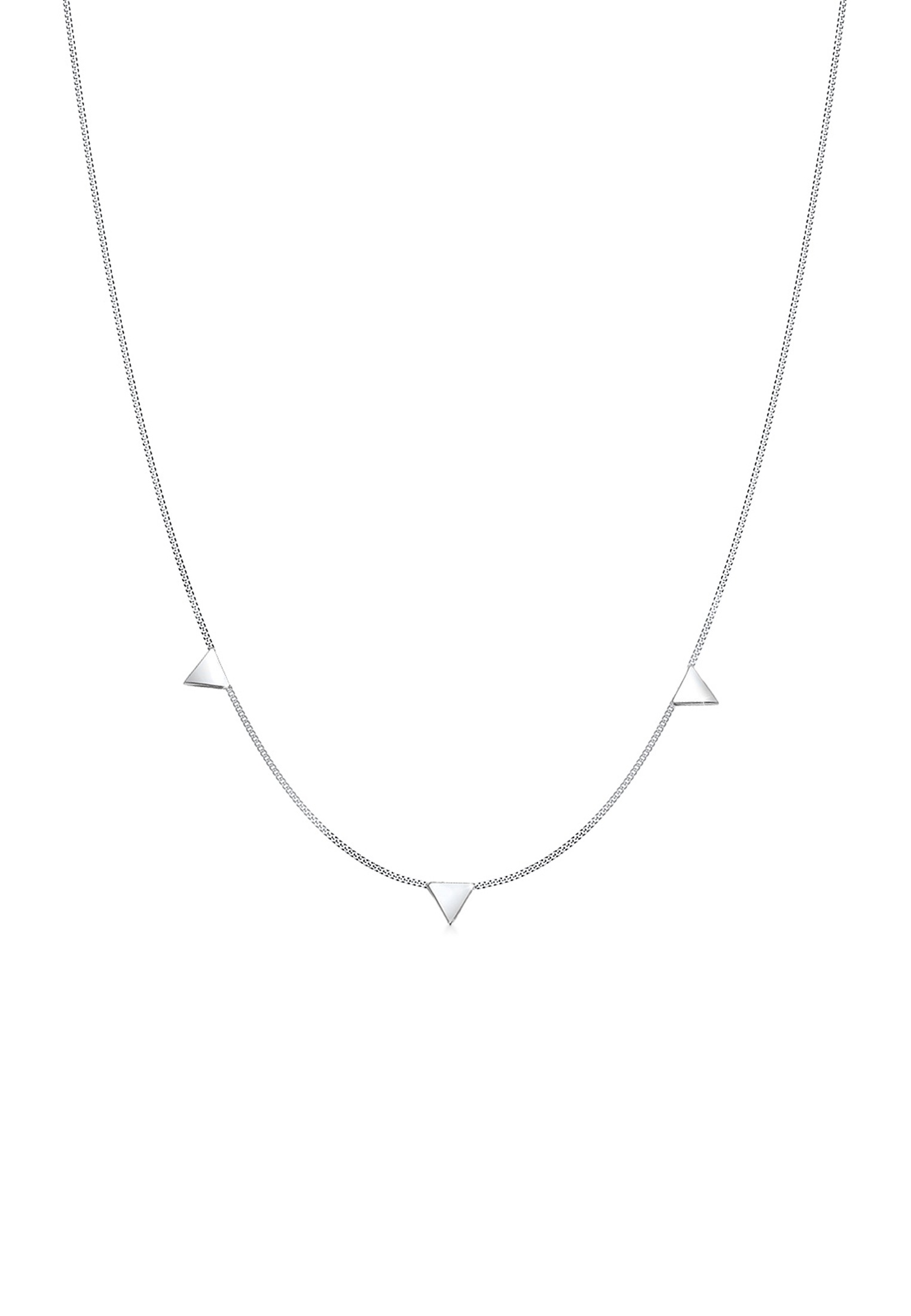 Elli Kette mit Anhänger »mit Dreieck im Geo Design 925 Silber«