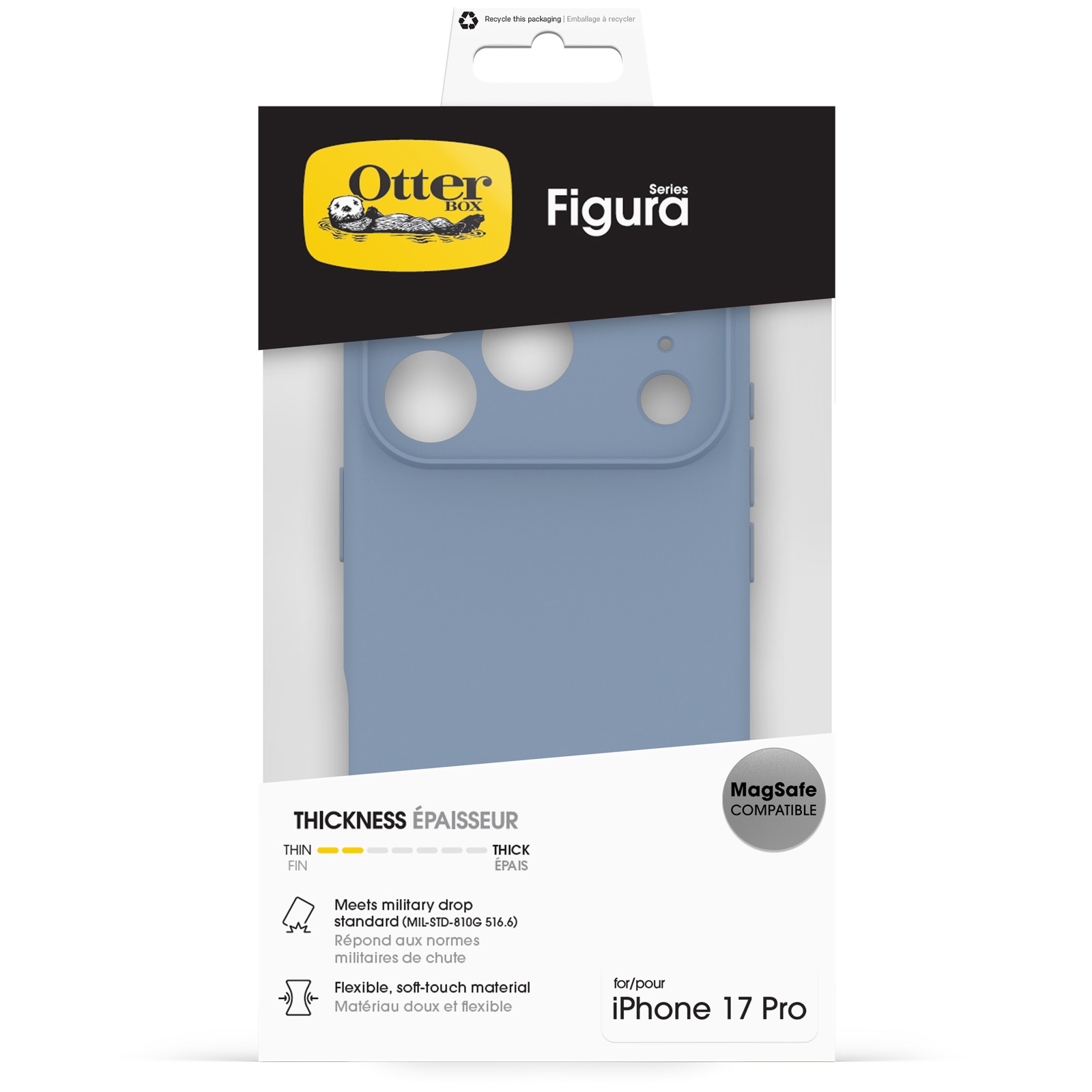 Otterbox Handyhülle »Figura für Apple iPhone 17 Pro« Smartphones Backcover, Schutzhülle, Handyschutzhülle, Case, Schutzcase, stoßfest