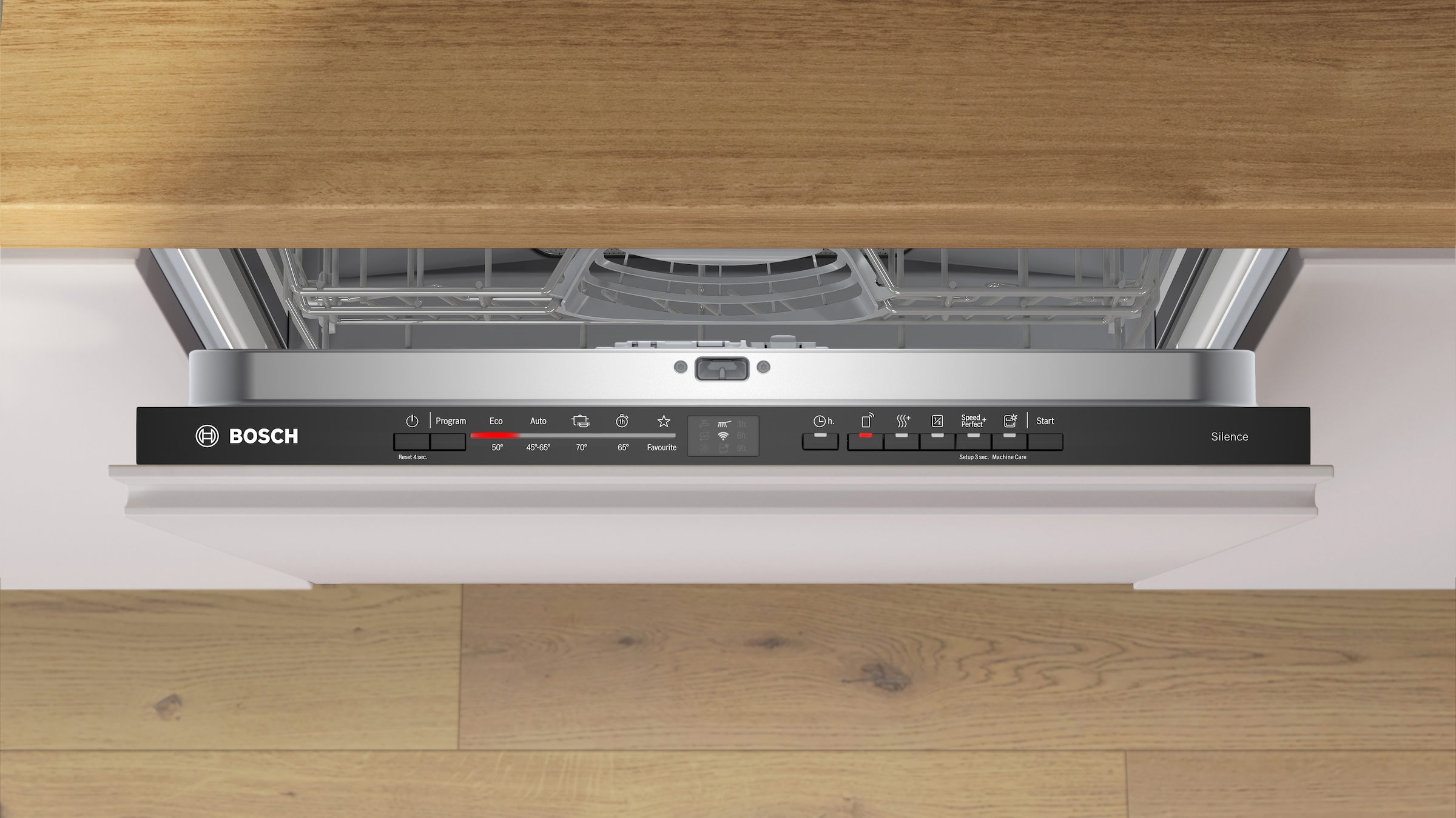 BOSCH vollintegrierbarer Geschirrspüler Serie 2 »SBV2HVX06E« 14 tlg. Maßgedecke Extrem flexibles Beladen und Extra Dry für gründliches Trocknen
