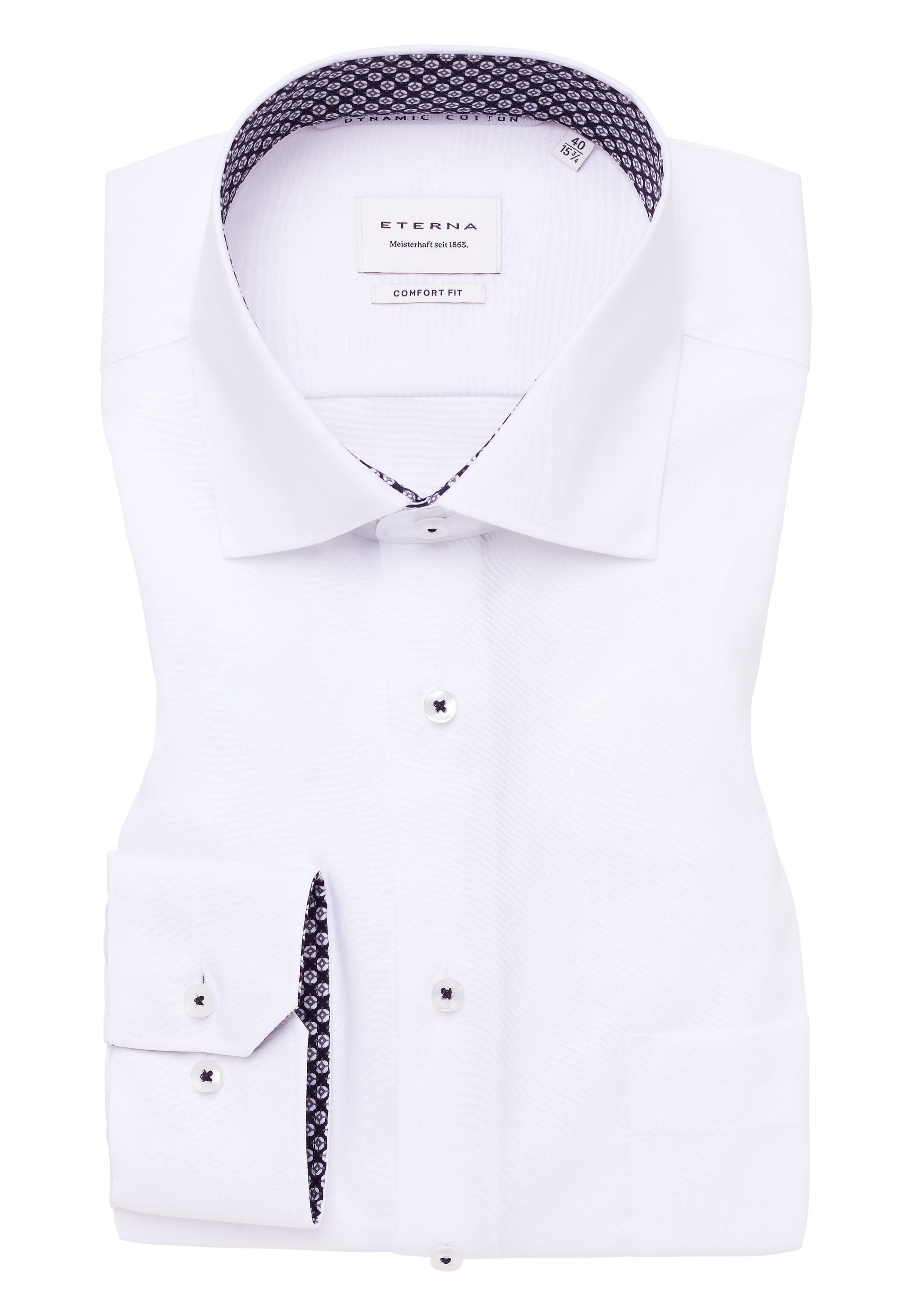 Eterna Langarmhemd »COMFORT FIT« NON IRON (bügelfrei)