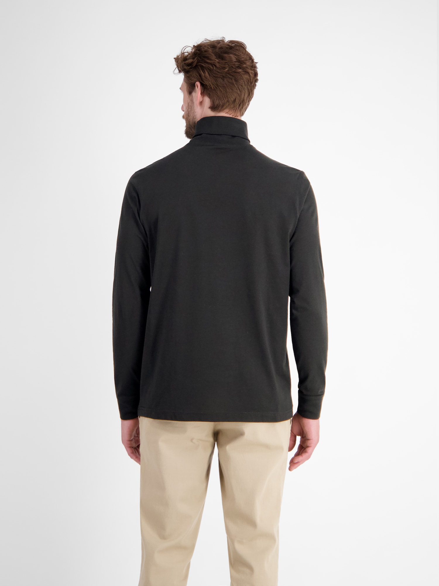 LERROS Sweatshirt »LERROS Rollkragenshirt aus weicher Baumwolle«