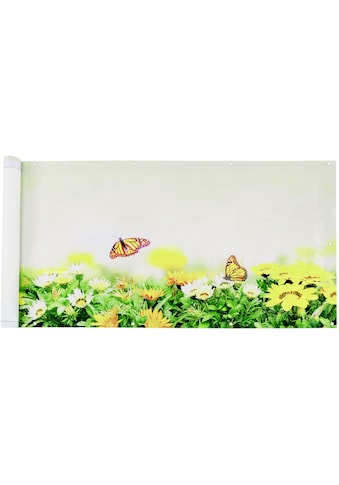 Maximex Balkonsichtschutz, 5 m, reißfest, mit Schmetterlings-Motiv kaufen