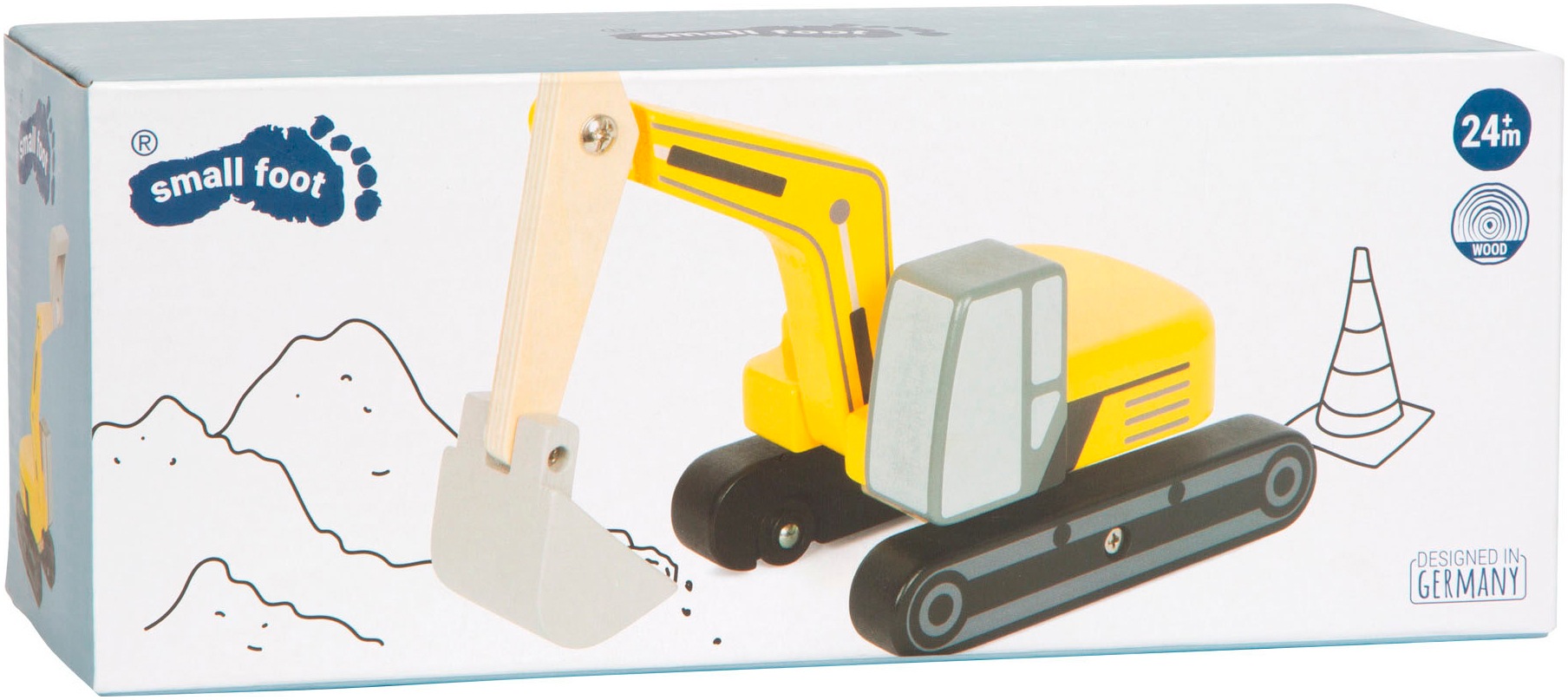 Small Foot Spielzeug-Bagger »Schaufelbagger mit Kabine«
