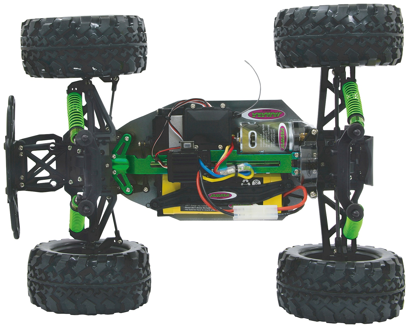 Jamara RC-Monstertruck »Shiro Monstertruck 4WD«, 1:10, 2,4 GHz, mit LED