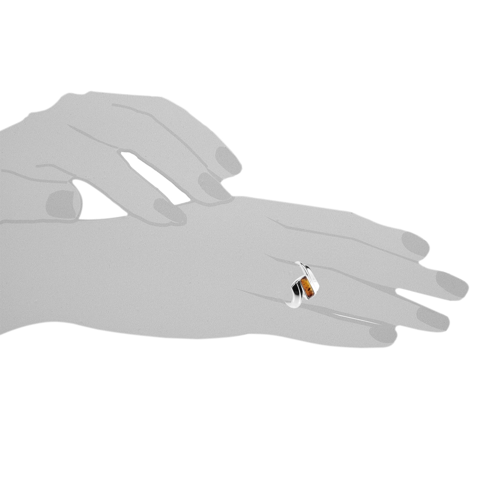 OSTSEE-SCHMUCK Fingerring »Ostsee-Schmuck Ring Karo Ring Karo«, (1 tlg.)
