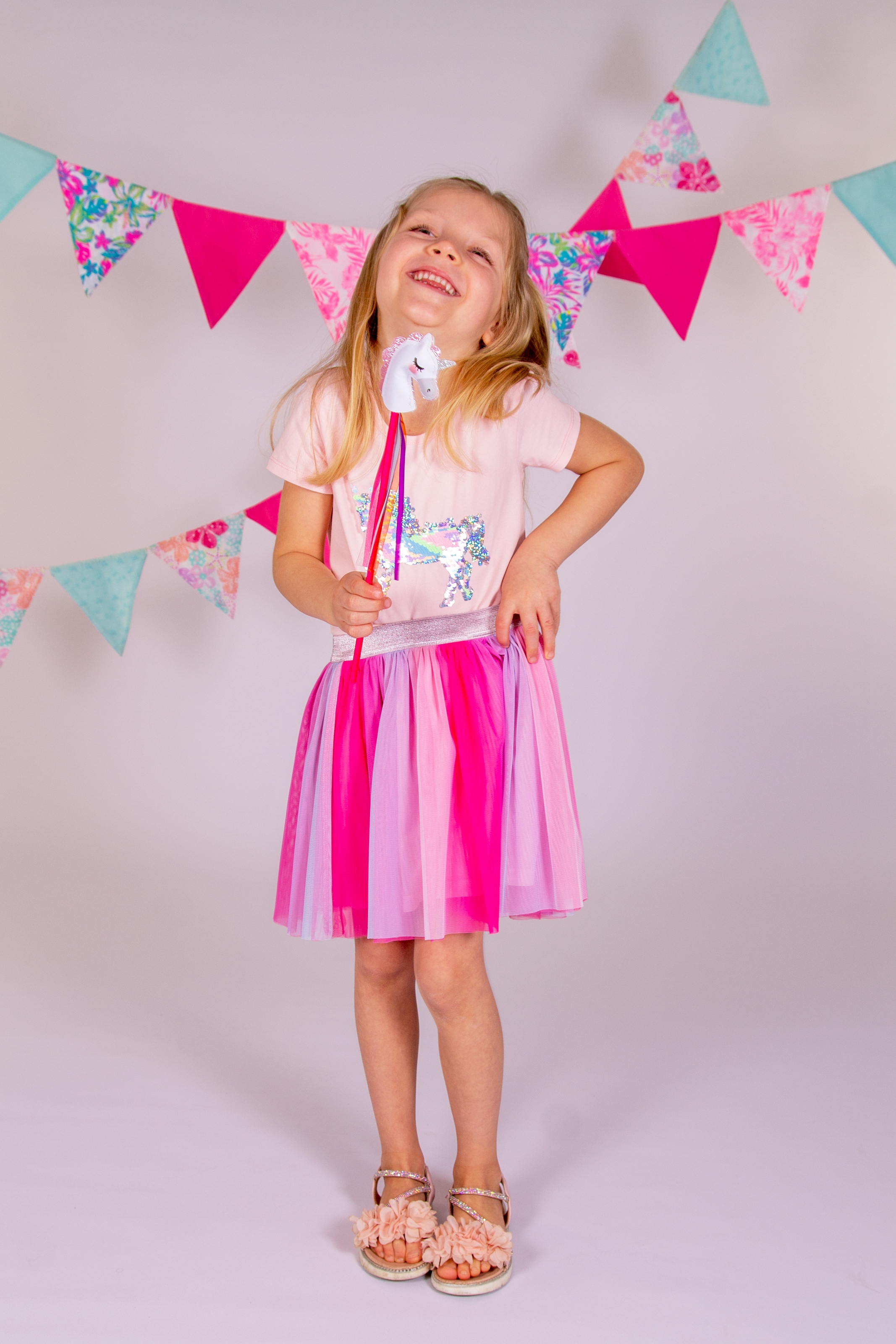 happy girls Tüllrock