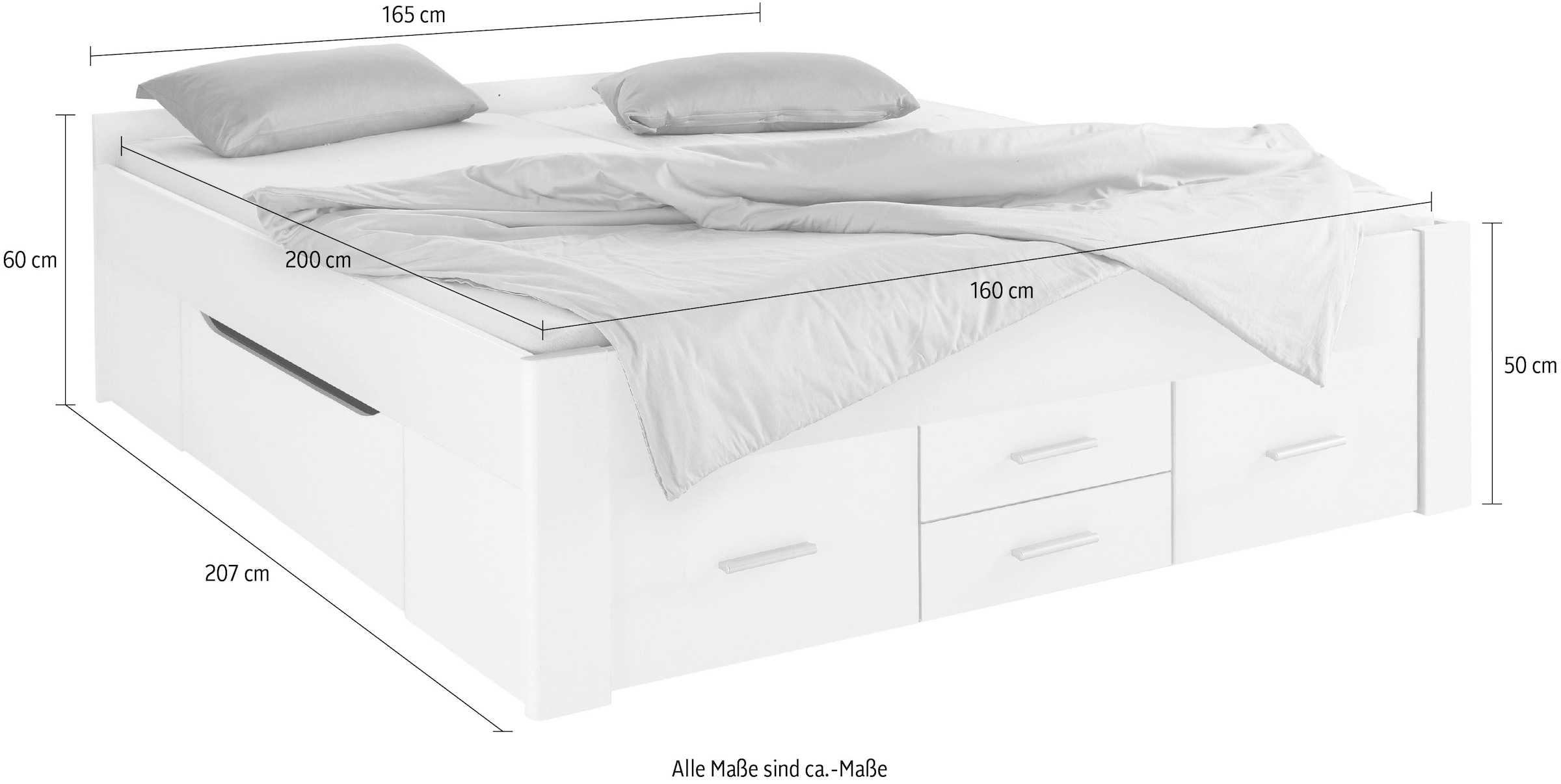 8. Bild von rauch Bett »Scala«, mit Schubkästen in 3 Varianten