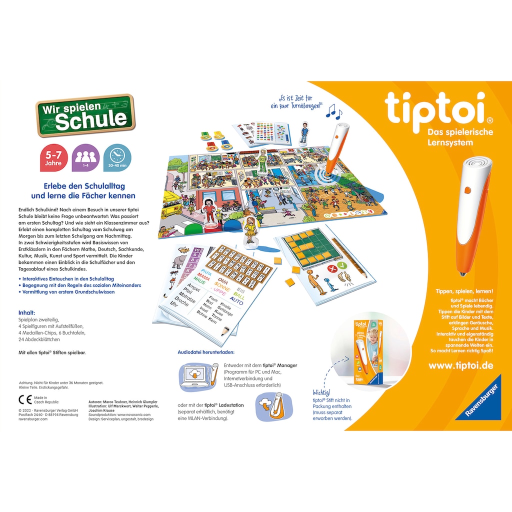 Ravensburger Spiel »tiptoi® Wir spielen Schule«