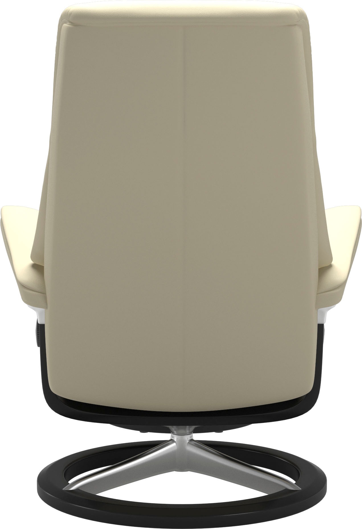 Stressless® Relaxsessel »View«, (Set, Relaxsessel mit Hocker), mit Signature Base, Größe S,Gestell Schwarz