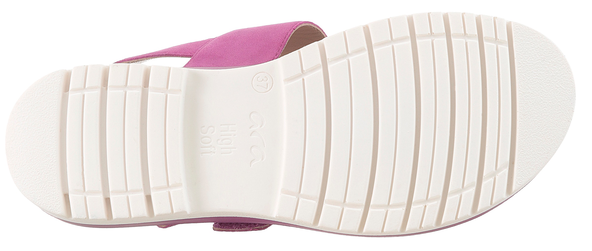 Ara Plateausandaletten »MALAGA«  , Plateausandale, Klettschuh in Bequemweite G (= weit)