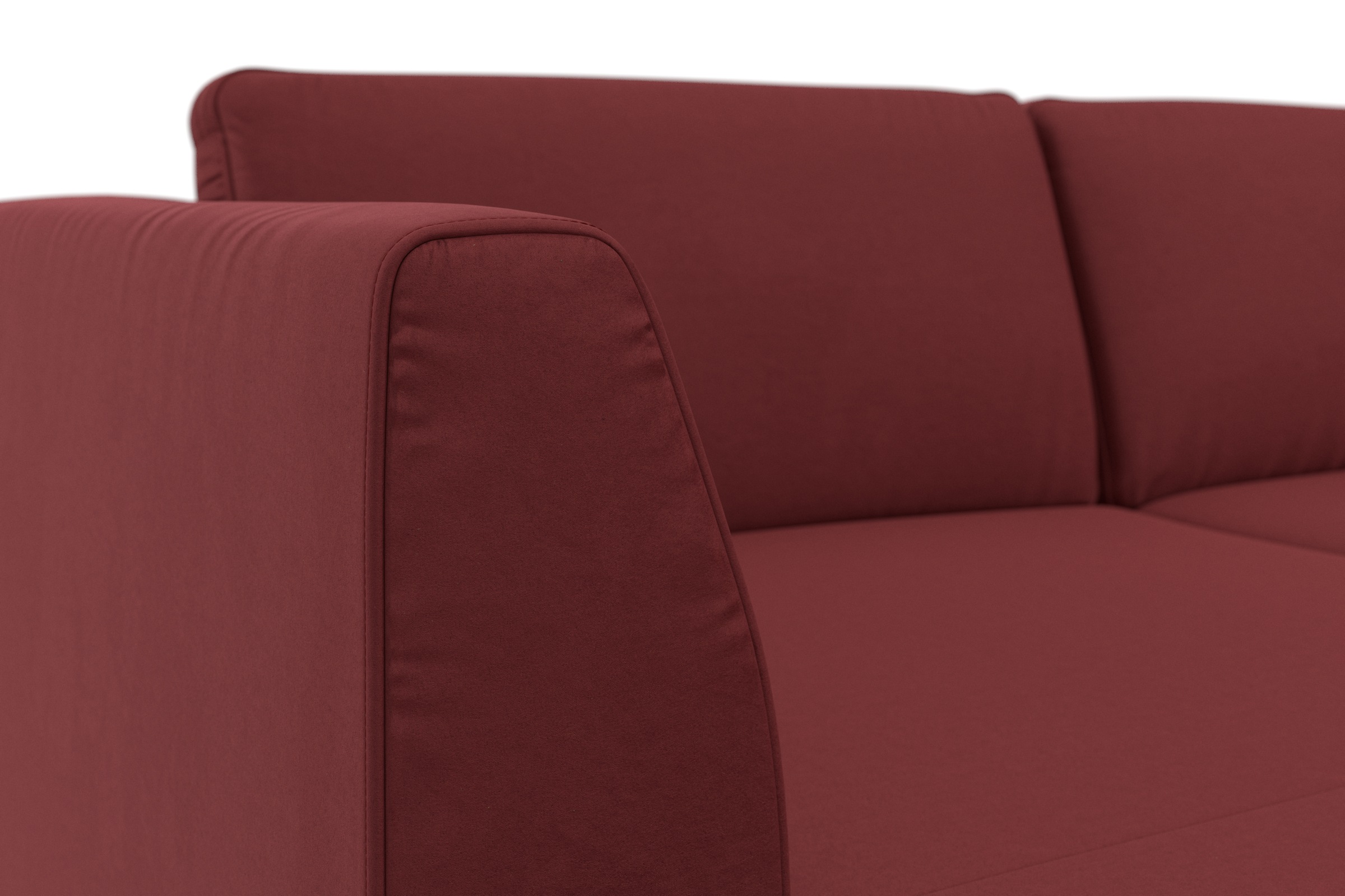 sit&more Wohnlandschaft »Olsen U-Form«, inklusive Sitztiefenverstellung, wahlweise mit Bettfunktion, 15cm hoch