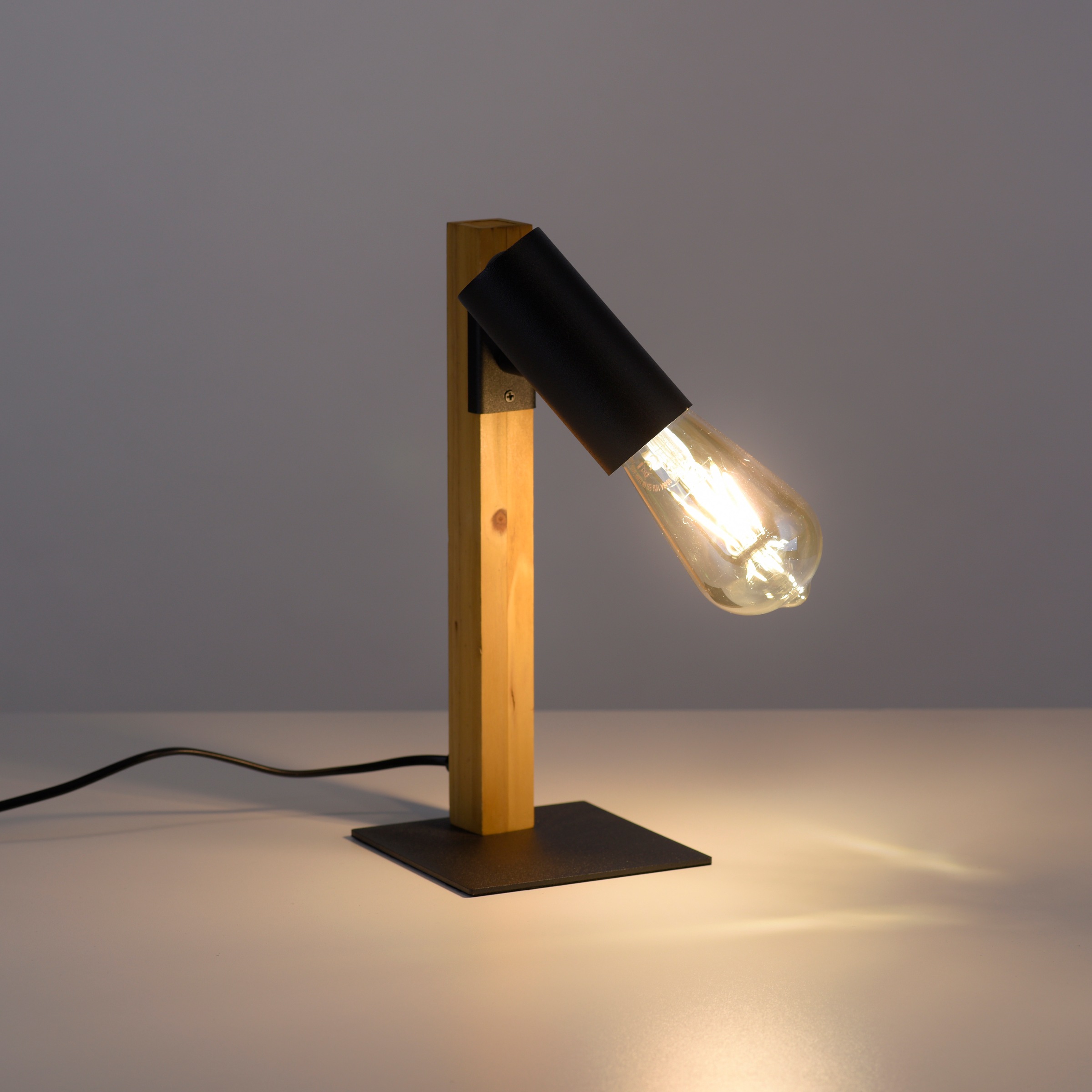 JUST LIGHT Tischleuchte »PILON«, 1 flammig, Leuchtmittel E27   ohne Leuchtm günstig online kaufen