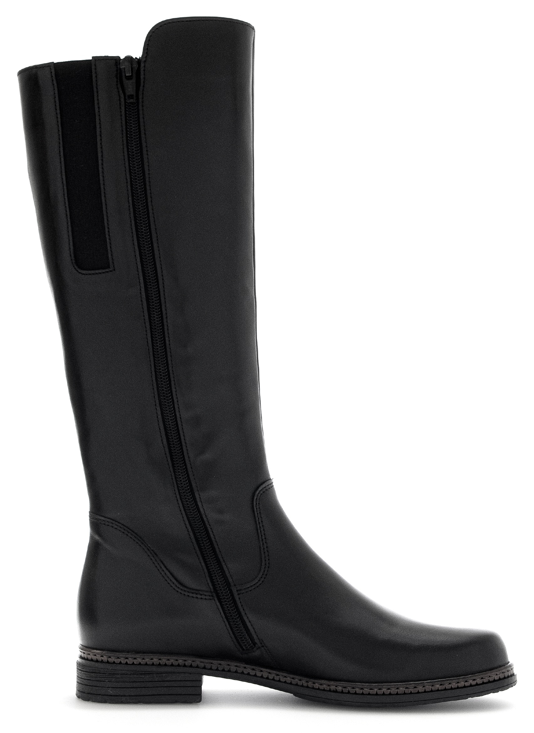 Gabor Stiefel  , Blockabsatz, Langschaftstiefel mit dezenten Ziernähten