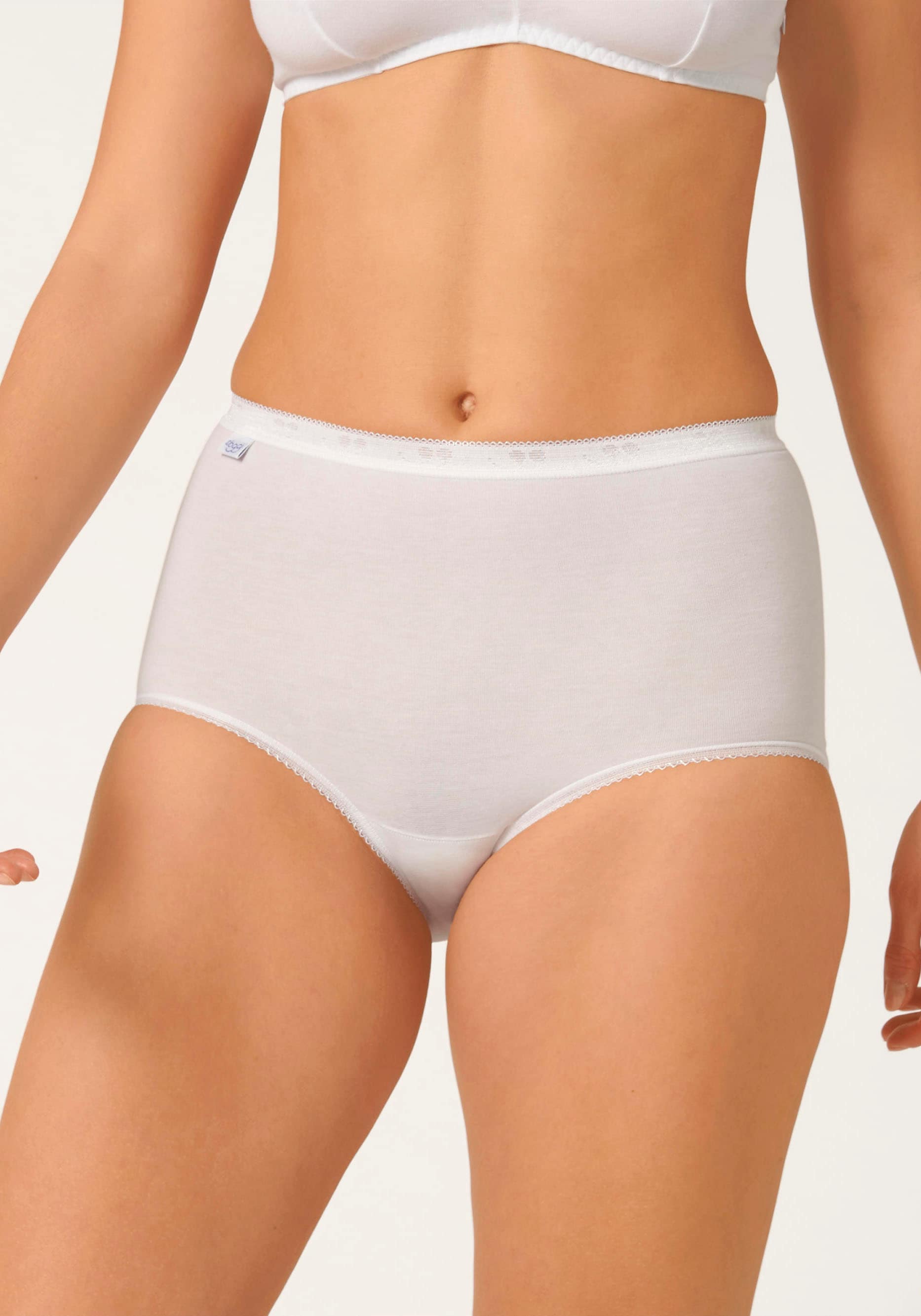 sloggi Slip »Basic+ Maxi 3P«, (3er Pack), perfekter Sitz
