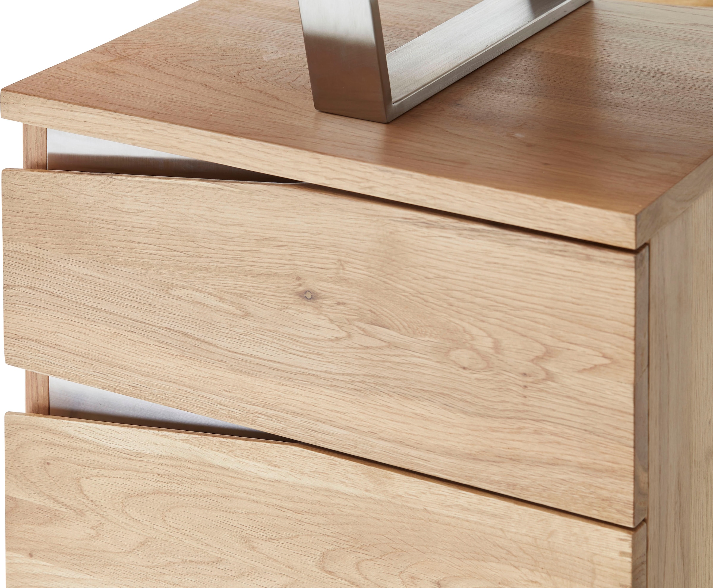 MCA furniture Schreibtisch »Tori«, Asteiche Massivholz geölt, mit 3 Schubladen, Breite 150 cm