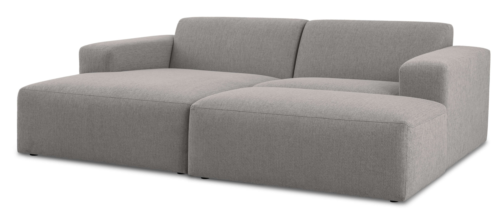INOSIGN Ecksofa »Koa,228cm, L-Form, Modulsofa, Webstoff, Cord«, Designsofa, Set, Hocker inklusive, weicher Lounge-Sitzkomfort