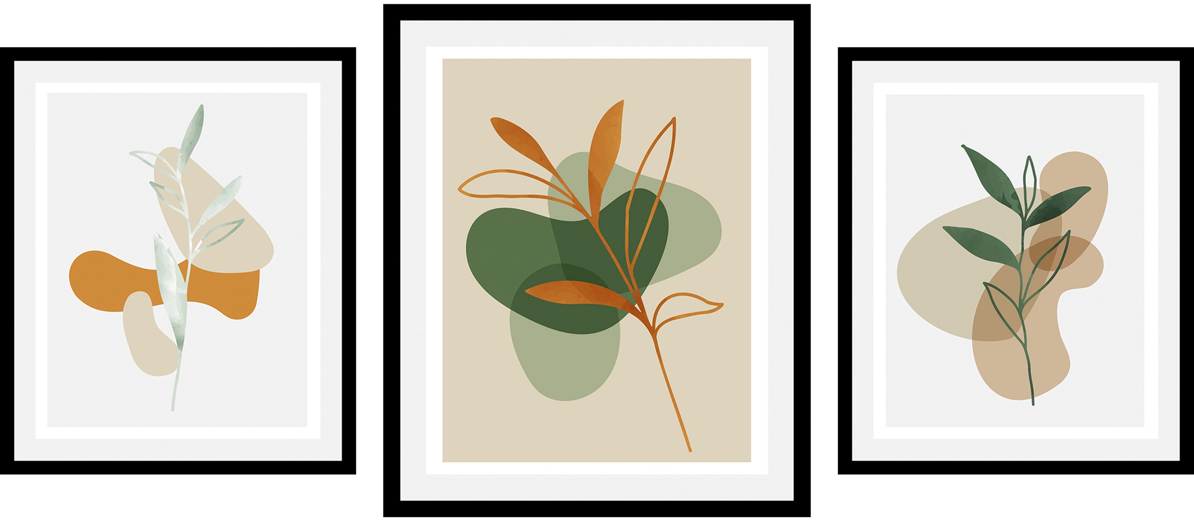 queence Bild »Set Haline«, (1 St.), HD Premium Poster-Druck inkl. Holzrahme günstig online kaufen