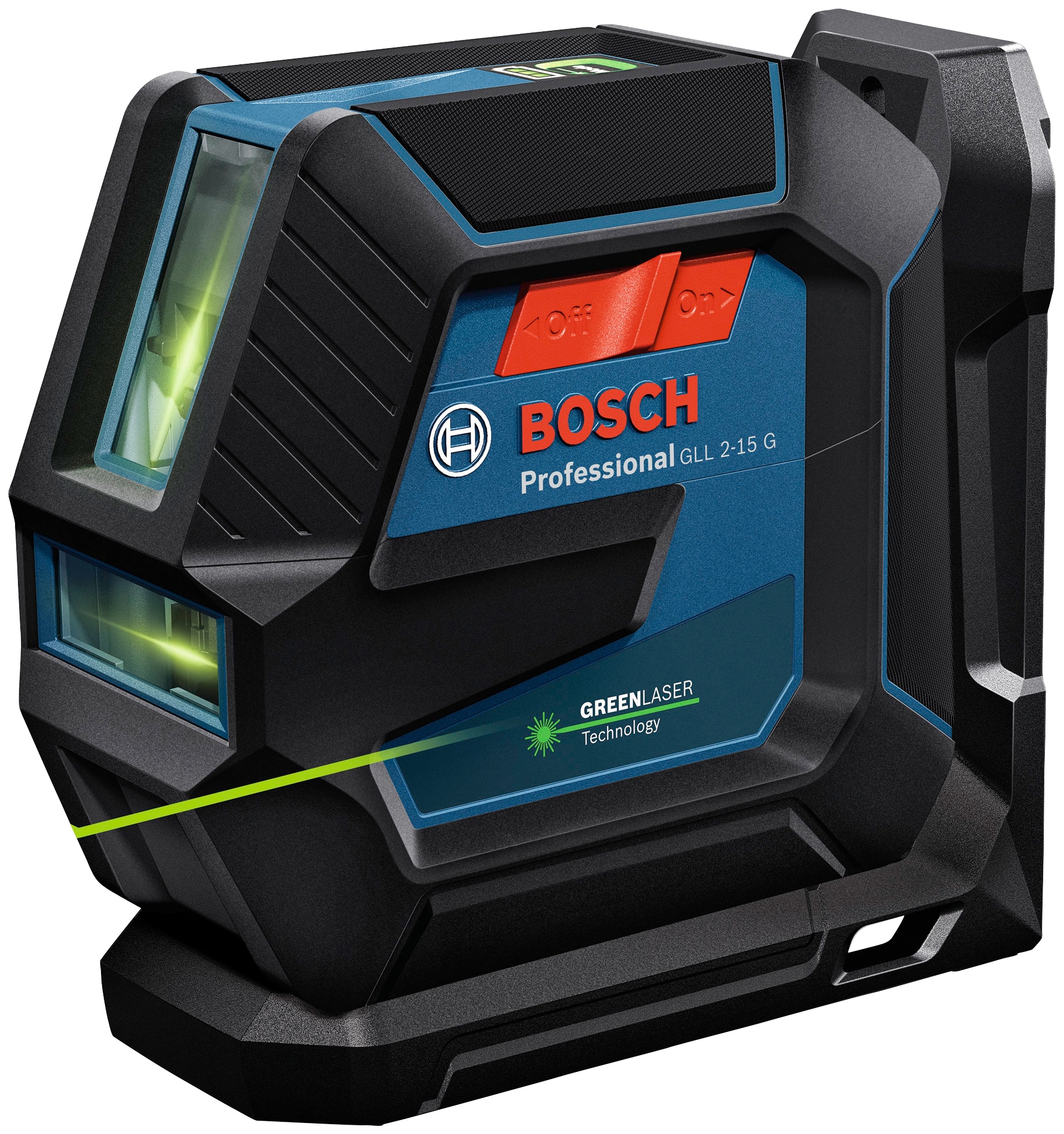 Bosch Professional Linienlaser »GLL 2-15 G Professional«, Staub- und Spritzwasserschutz IP64