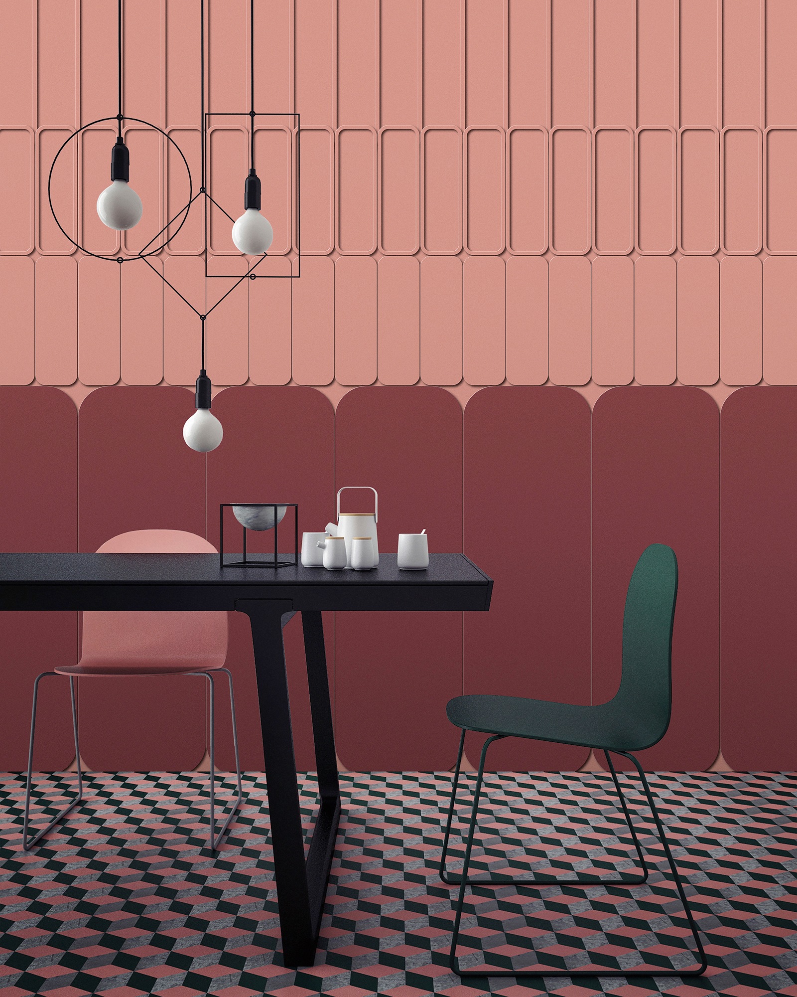 living walls Fototapete »Walls by Patel Metro« glatt Moderne Fototapete metro 4,00 m x 2,70 m 200 g Vlies Premium Tapete