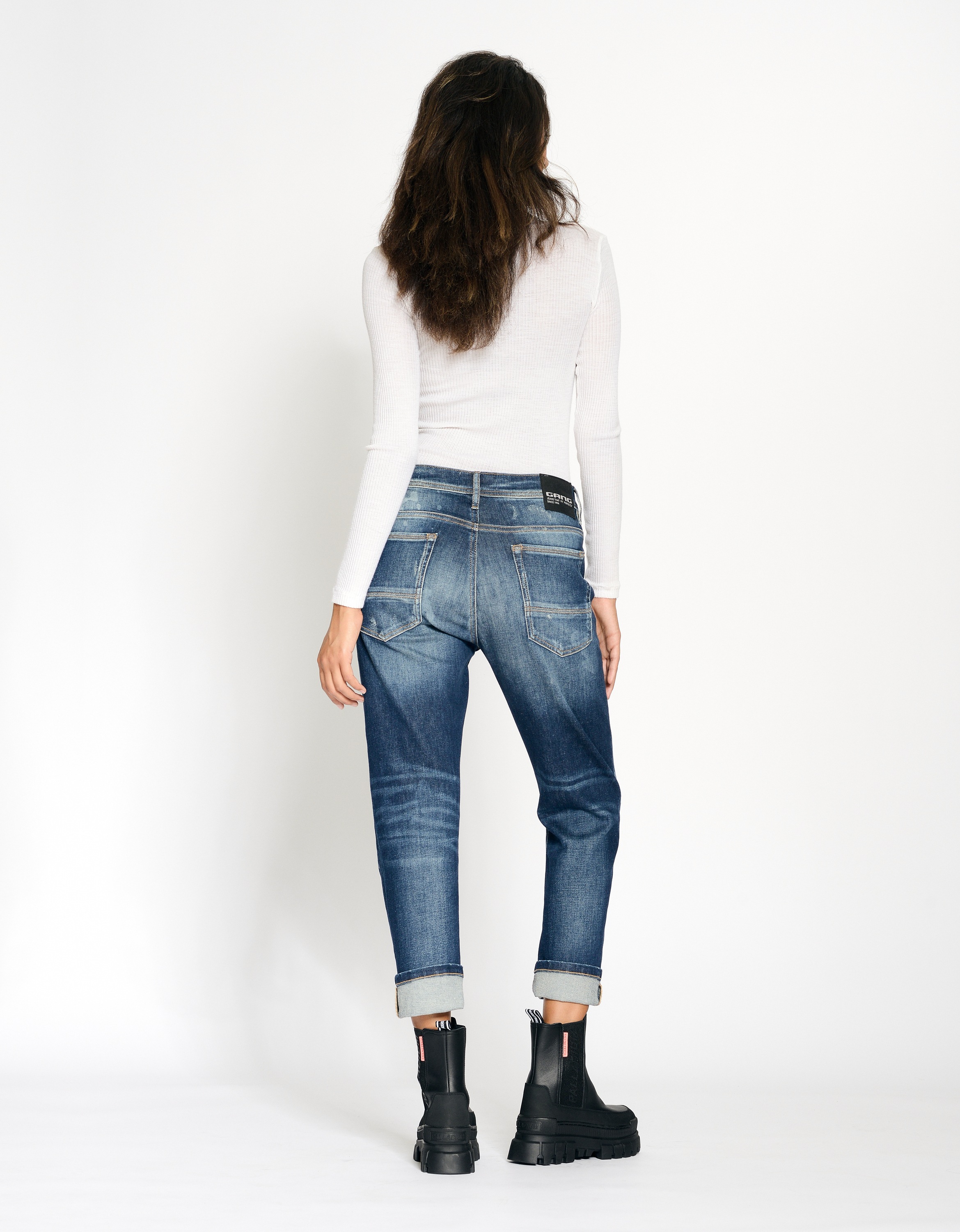 GANG Boyfriend-Jeans »GANG Jeans Boyfriend 94NICA CROPPED«