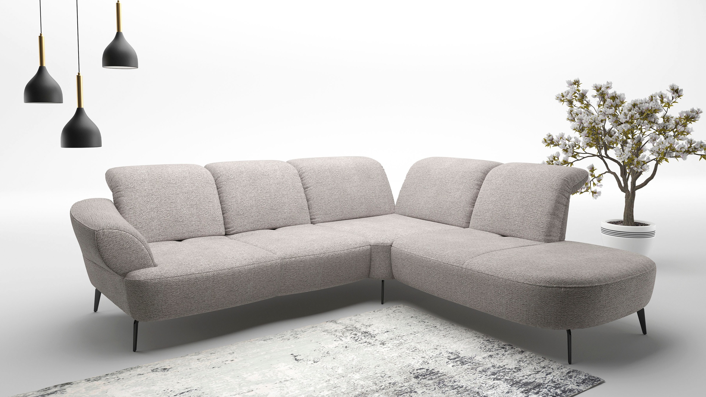 sit&more Ecksofa »Dance, L-Form, inkl. Sitztiefenverstellung« inkl. Click&S günstig online kaufen