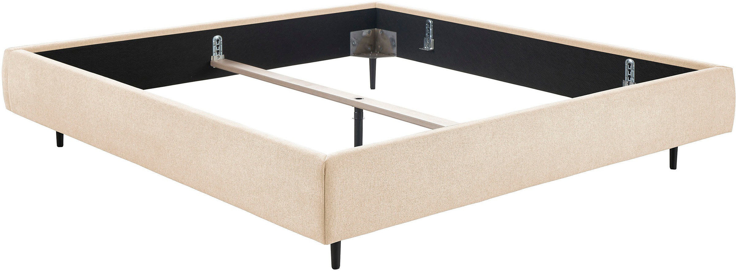 Home affaire Polsterbett »Lumira, rahmenhohes Design & wahweise Überlänge« inkl. 7-fache Einlegetiefenverstellung & saugroboterfreundliche Höhe