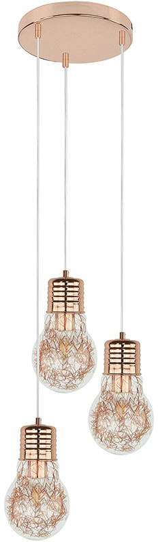 SPOT Light Pendelleuchte »Bulb«, 3 flammig, Leuchtmittel E27   Leuchtmittel günstig online kaufen