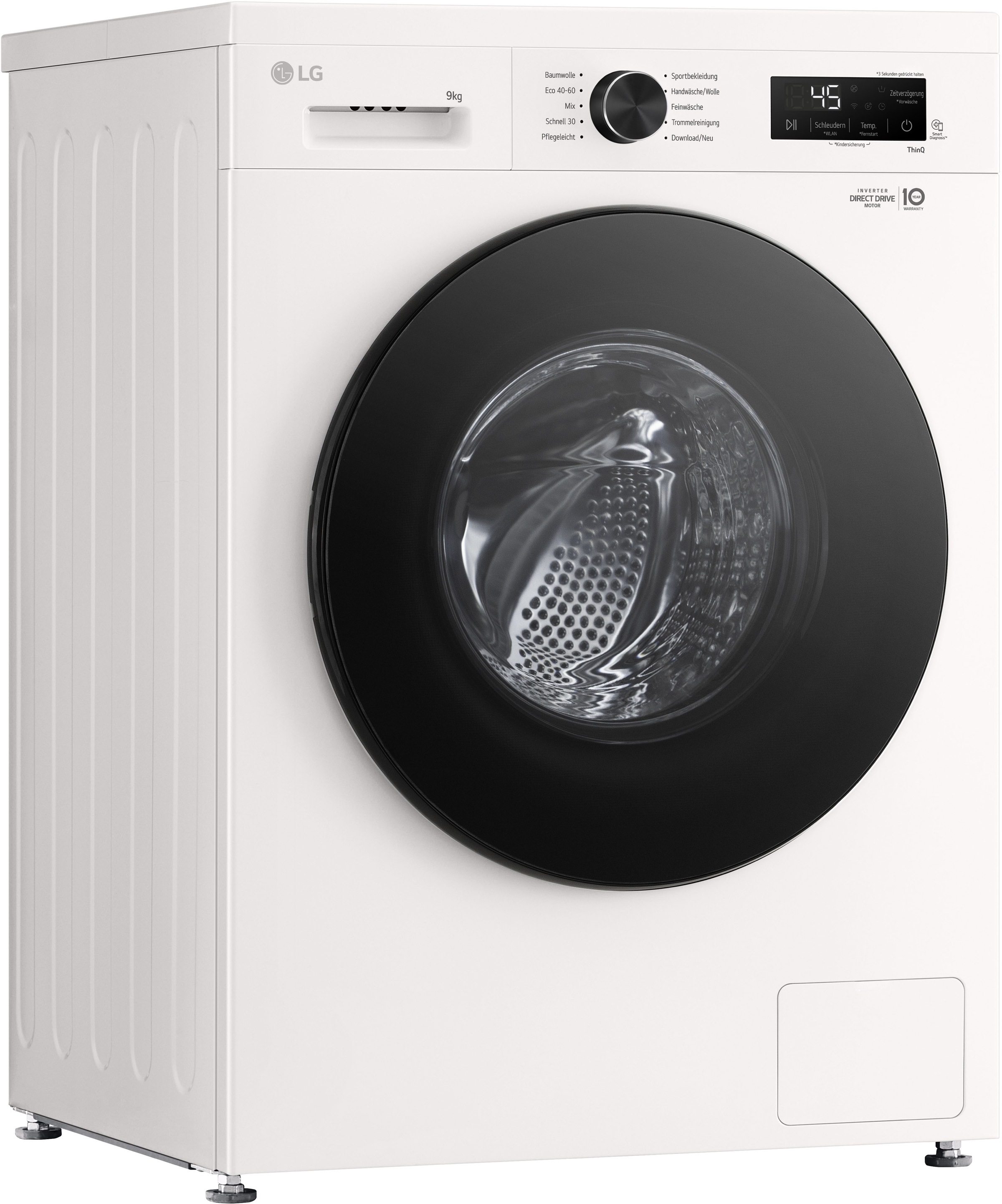 LG Waschmaschine VB »F4WB309Y«, 9 kg, 1350 U/min, Freistehend mit Unterbaum günstig online kaufen