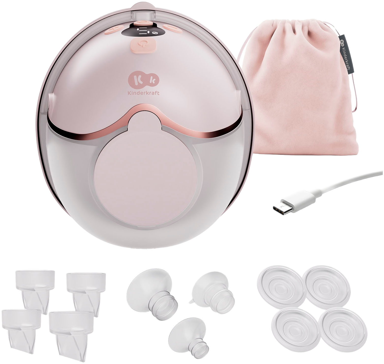 Kinderkraft Elektrische Milchpumpe »MAMAFLOW« mit 4 Modi; ideal für die Handtasche