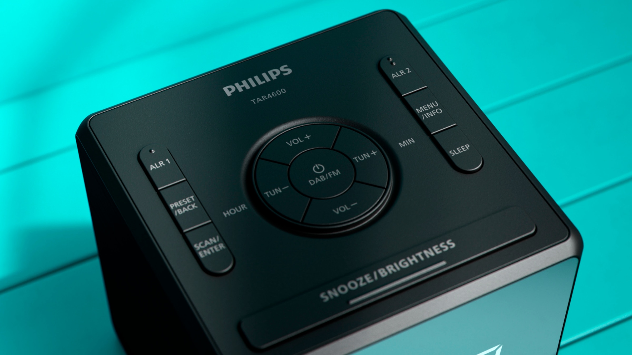 Philips Uhrenradio »TAR4600«, (UKW mit RDS-Digitalradio (DAB+) 1,4 W)