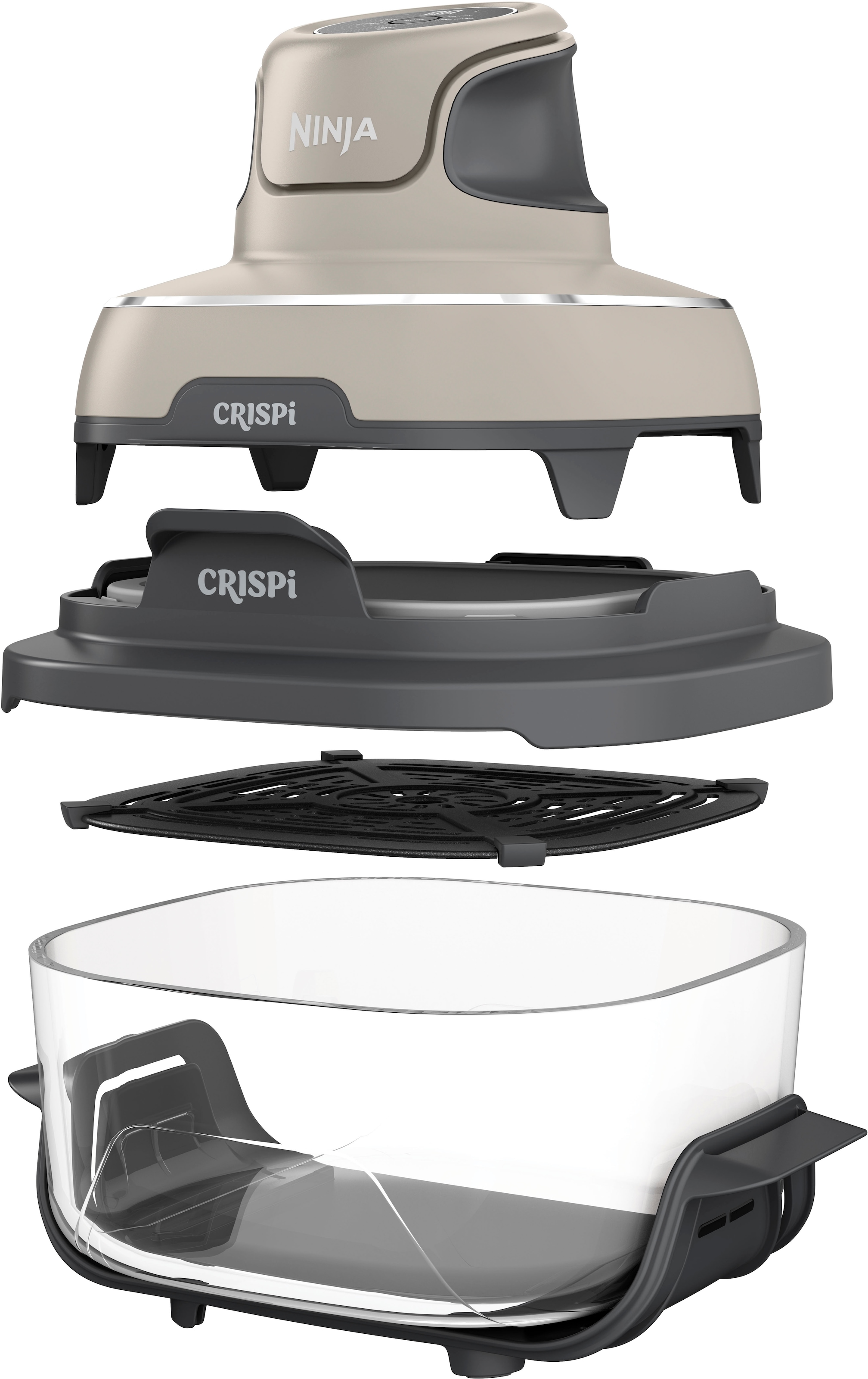 NINJA Heißluftfritteuse »CRISPi 4-in-1 Cyber Space - FN101EUGY« 1700 W tragbar