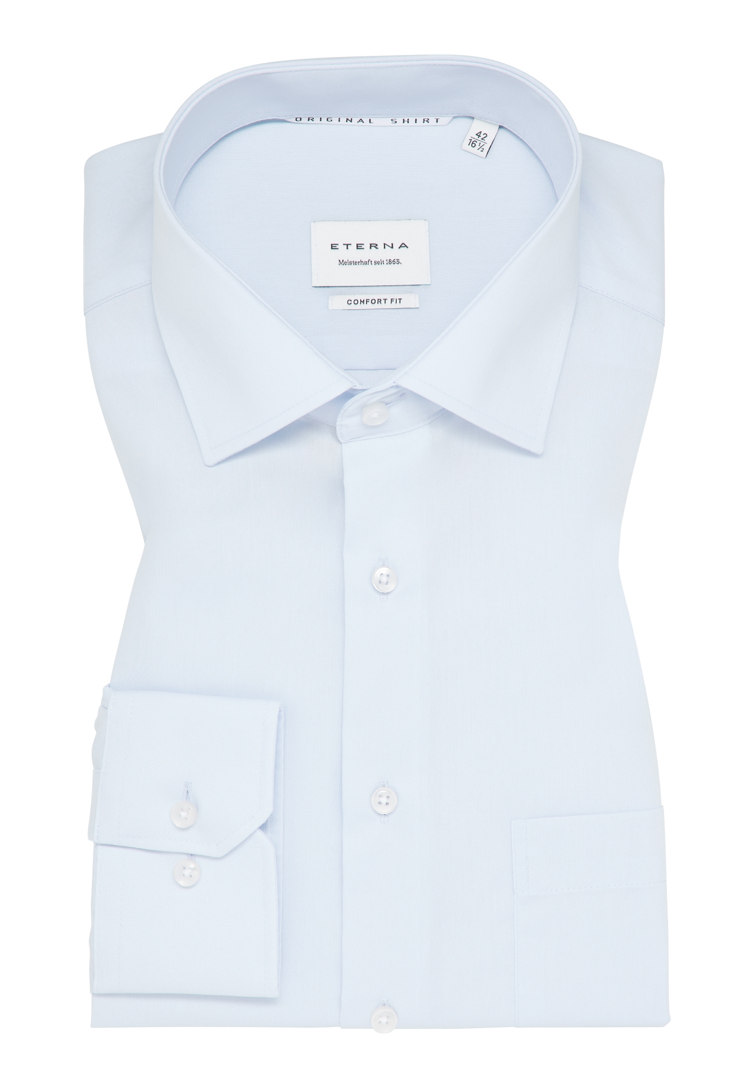 Eterna Langarmhemd »COMFORT FIT«, NON IRON (bügelfrei)