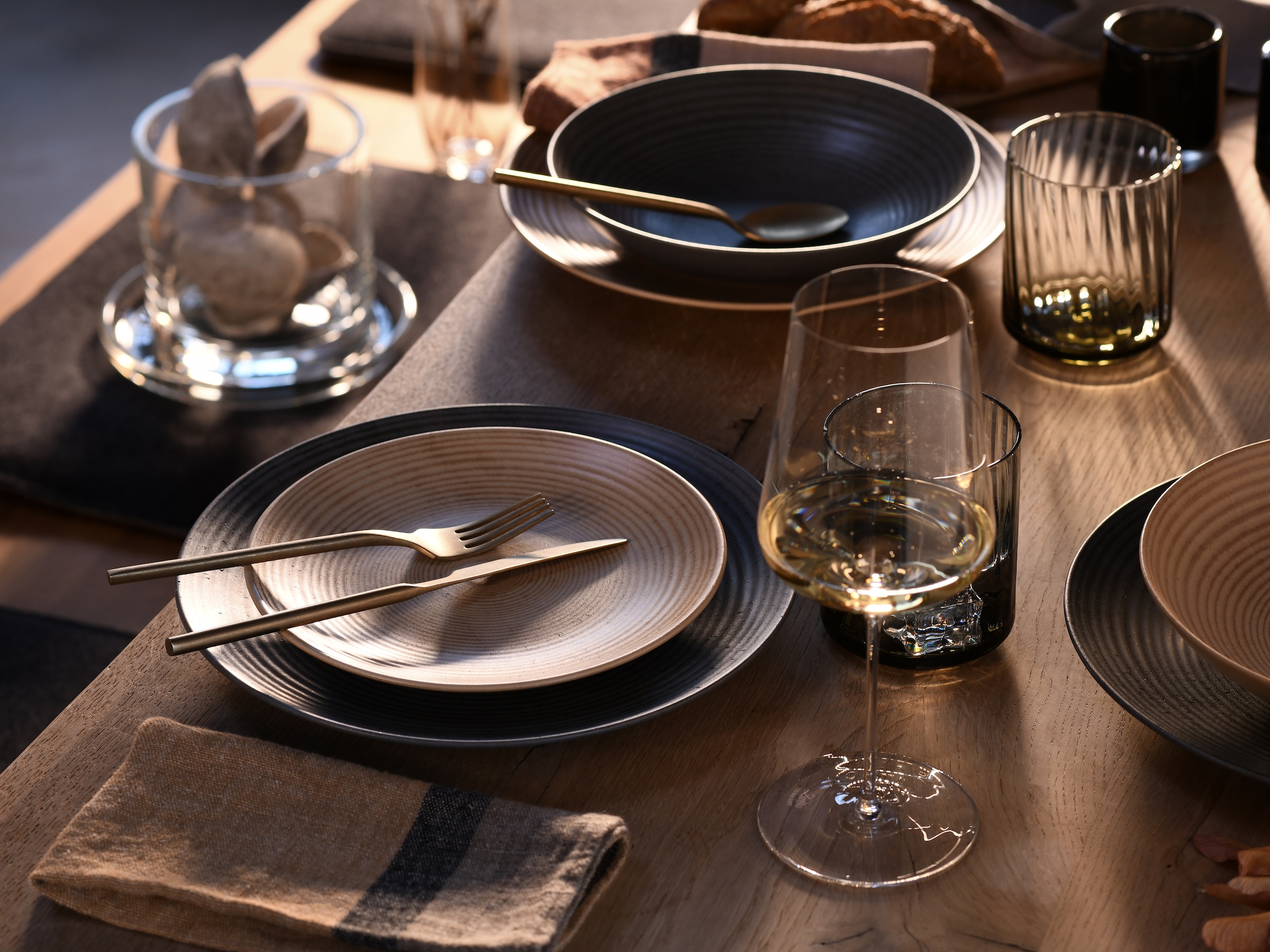 CreaTable Teller-Set »Catania Mix, Tellerset 18-tlg.« Vintage Farben, Ausdr günstig online kaufen